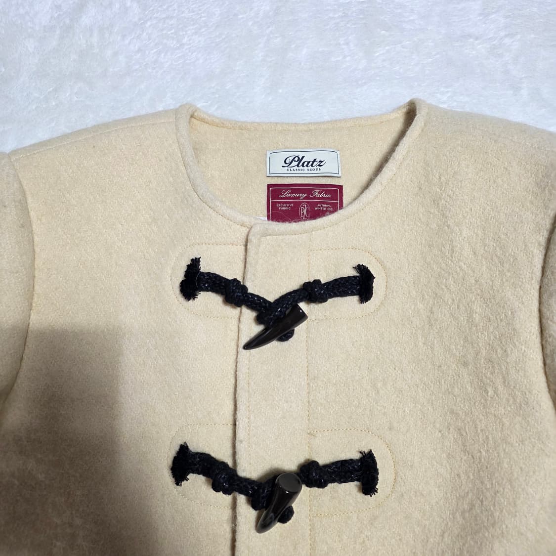 (F)여성 플라츠클래식 울 더플 자켓 상품이미지2