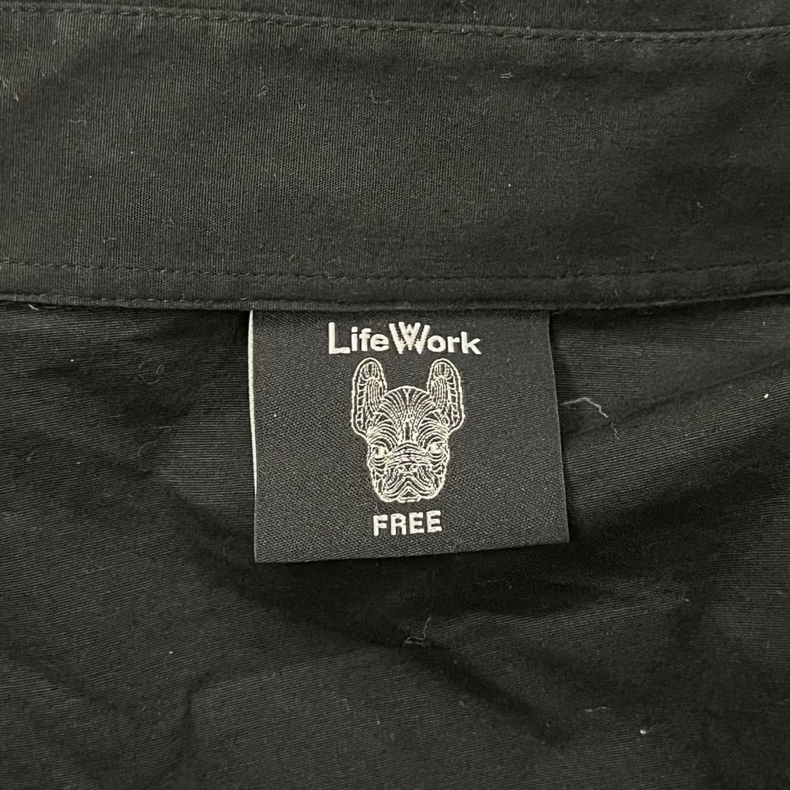 [정품] 라이프 워크 블랙 프린팅 셔츠 b8 상품이미지5