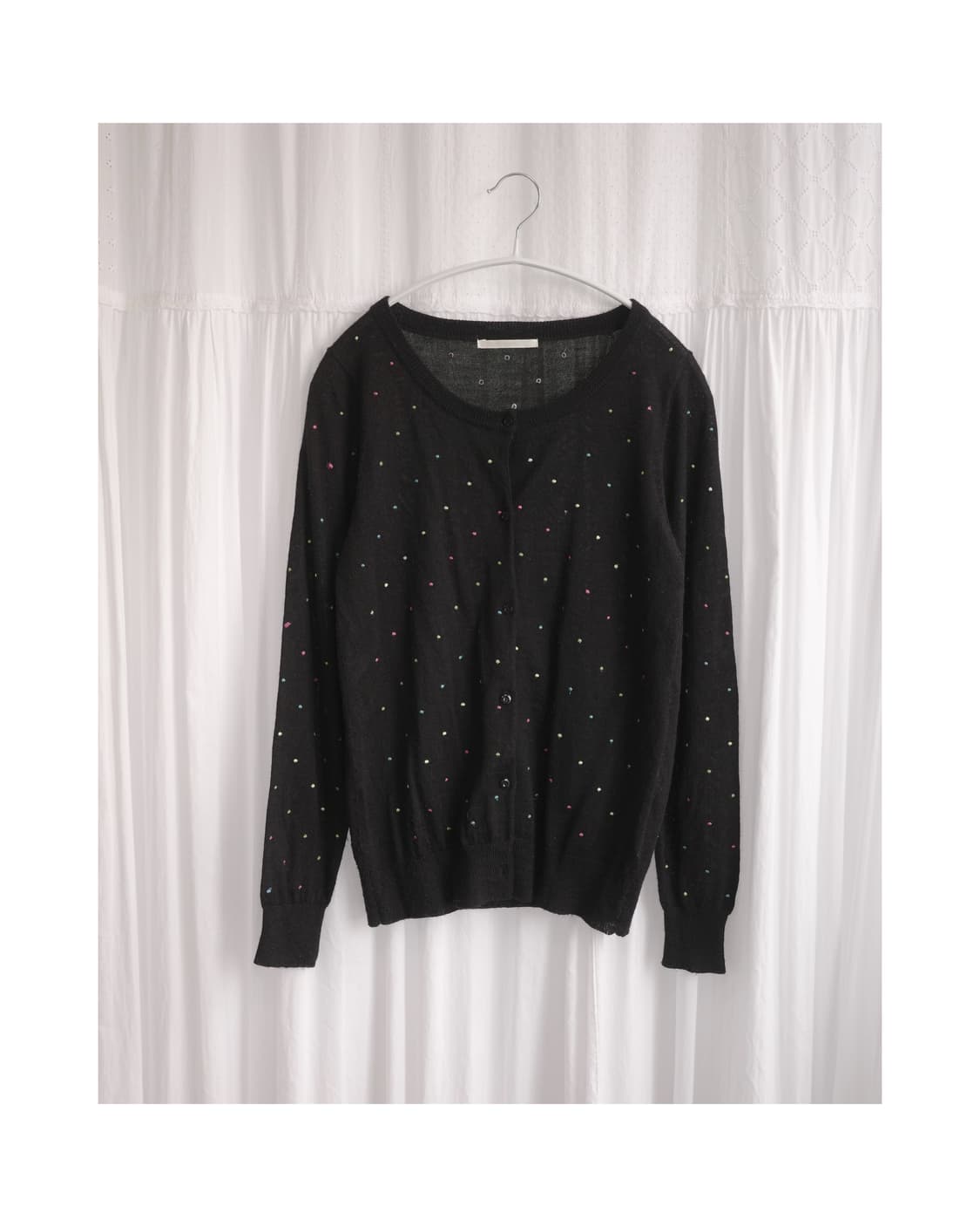 Retro girl dot cardigan 상품이미지1