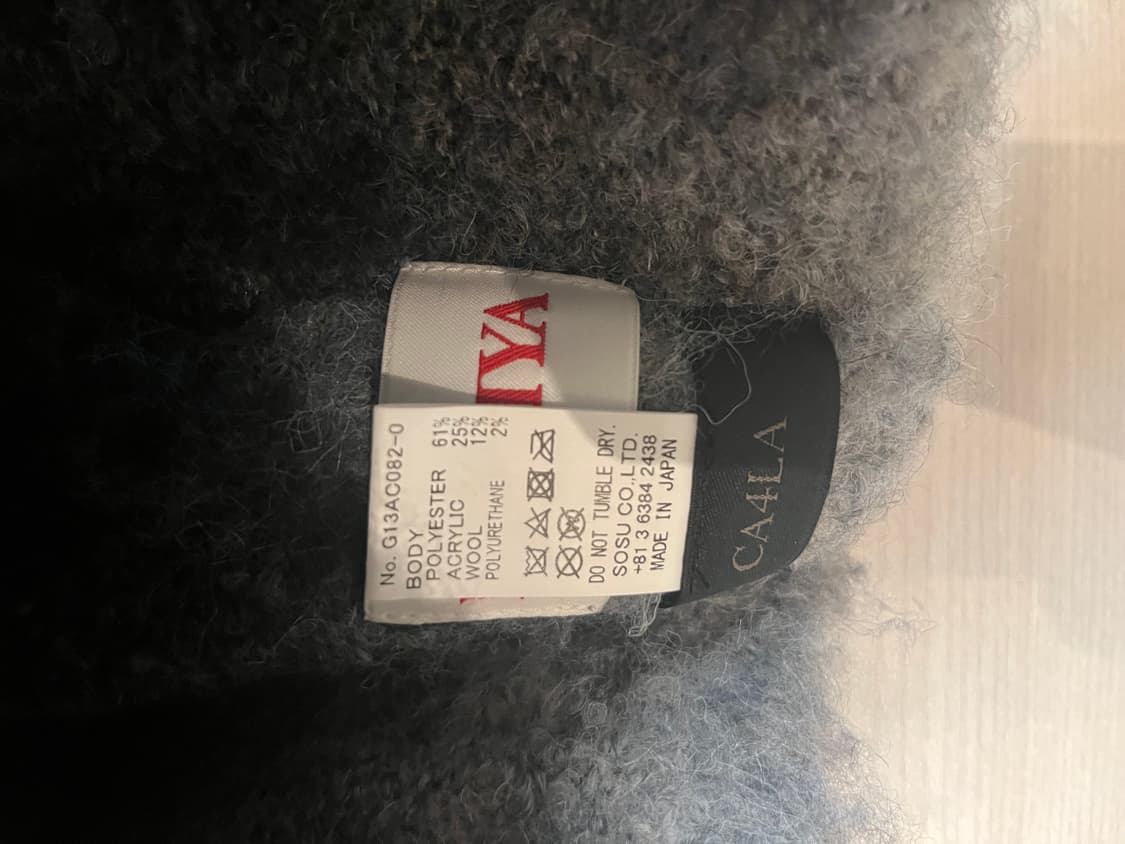 카미야xca4la / 24fw 다잉 니트 비니 / Free 상품이미지2