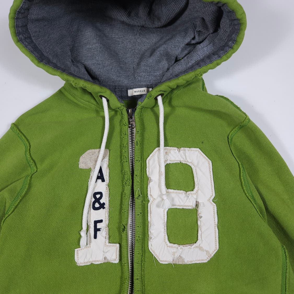 아베크롬비 후드집업 그린  상품이미지2