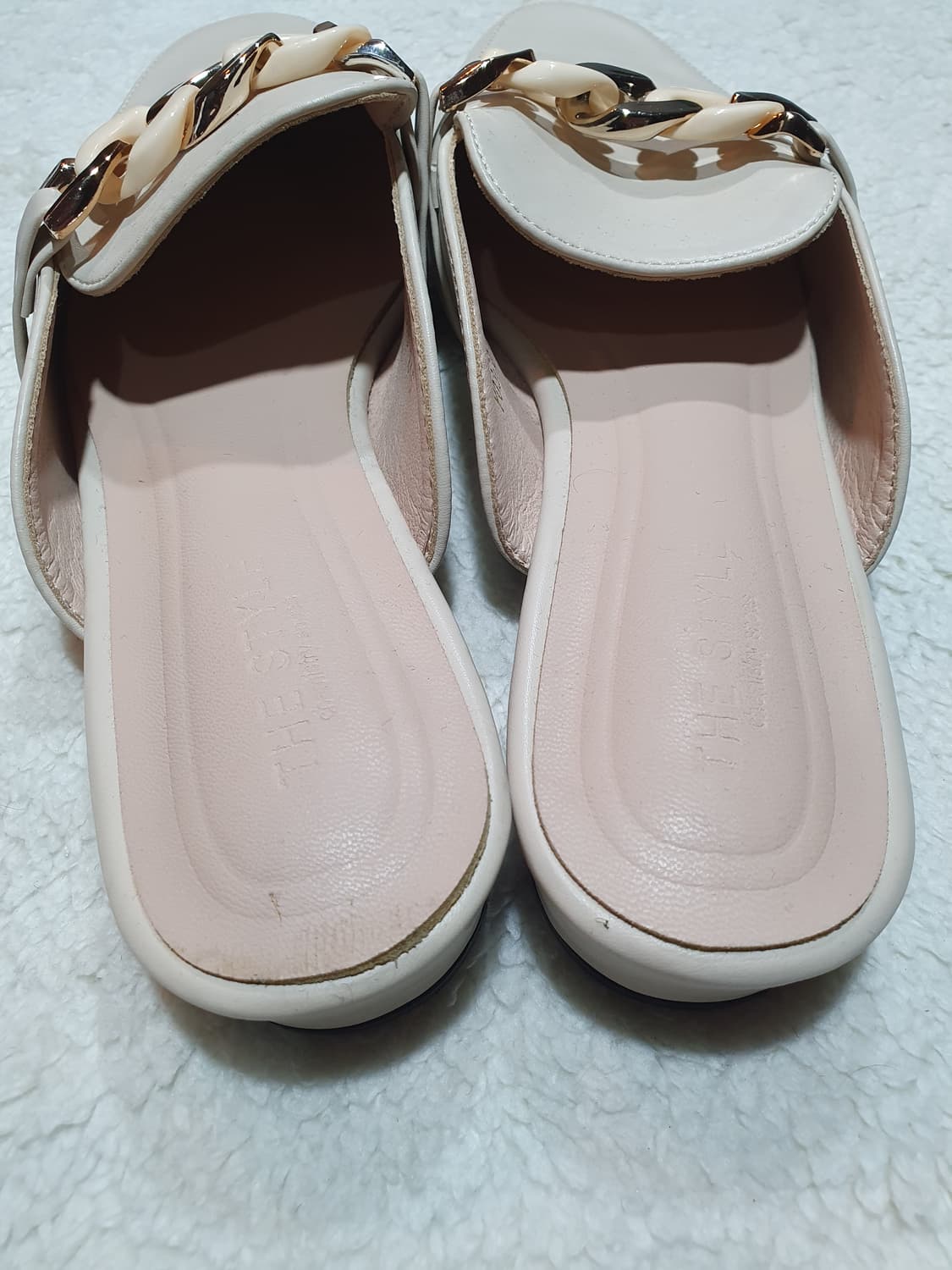 더스타일 체인 장식 여성 뮬 슬리퍼 245mm 상품이미지2