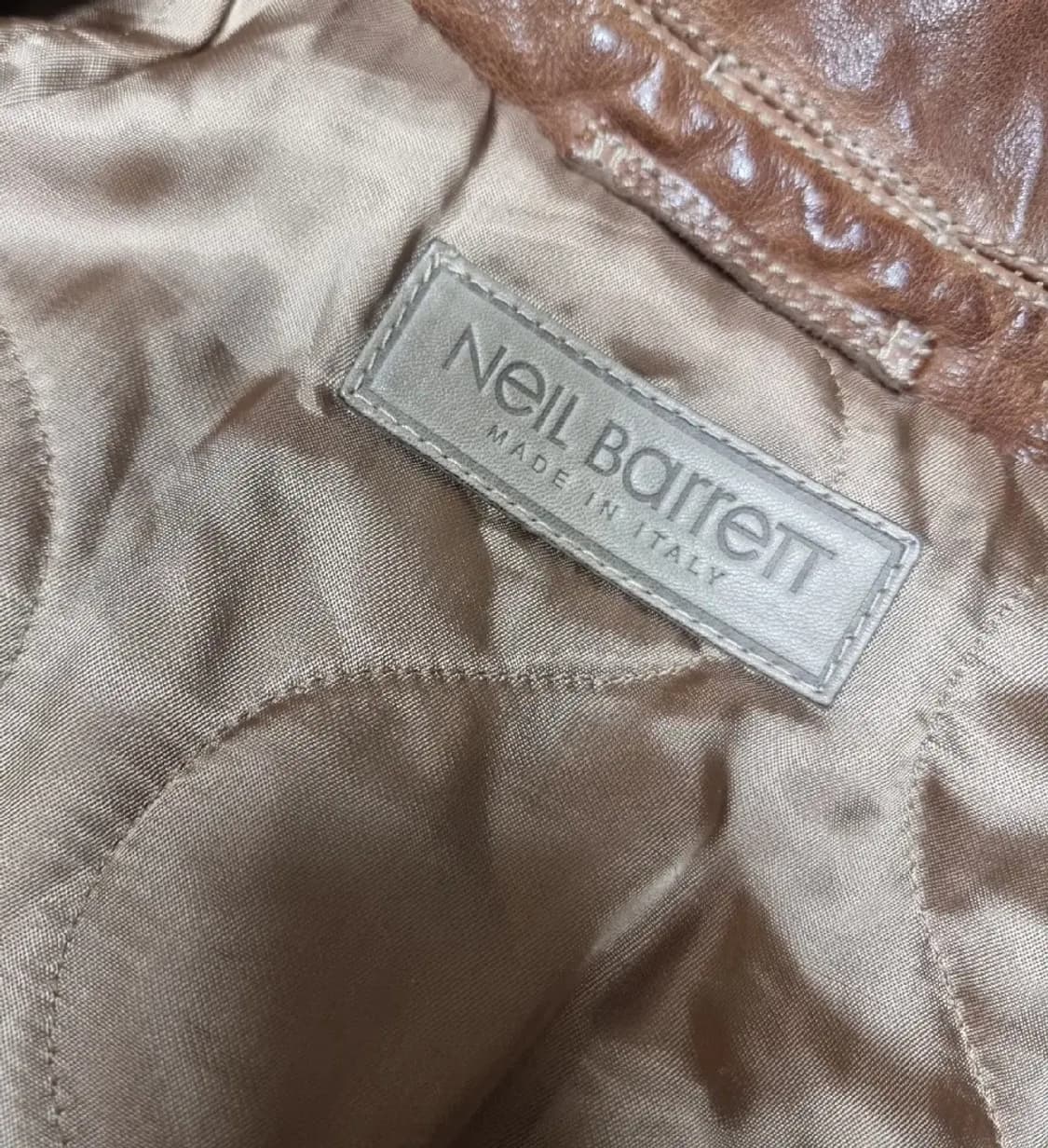NeilBarrett .닐바렛 브라운 가죽 자켓(S) 상품이미지3