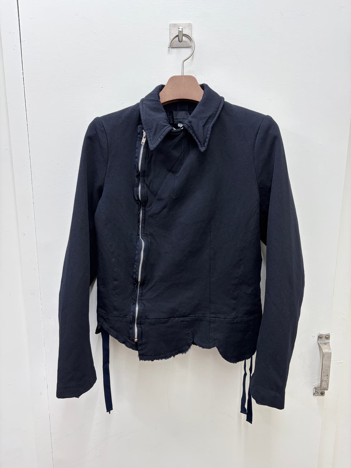 꼼데 가르송 비대칭 링클 자켓 상품이미지5