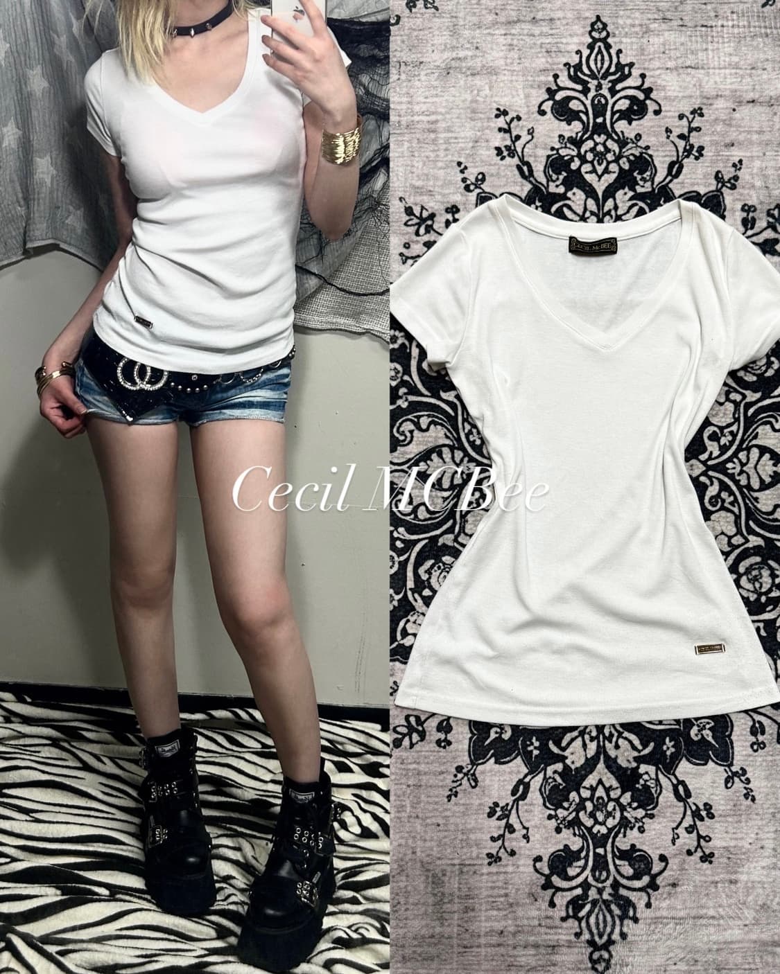 Cecil MCBee basic tee 상품이미지1