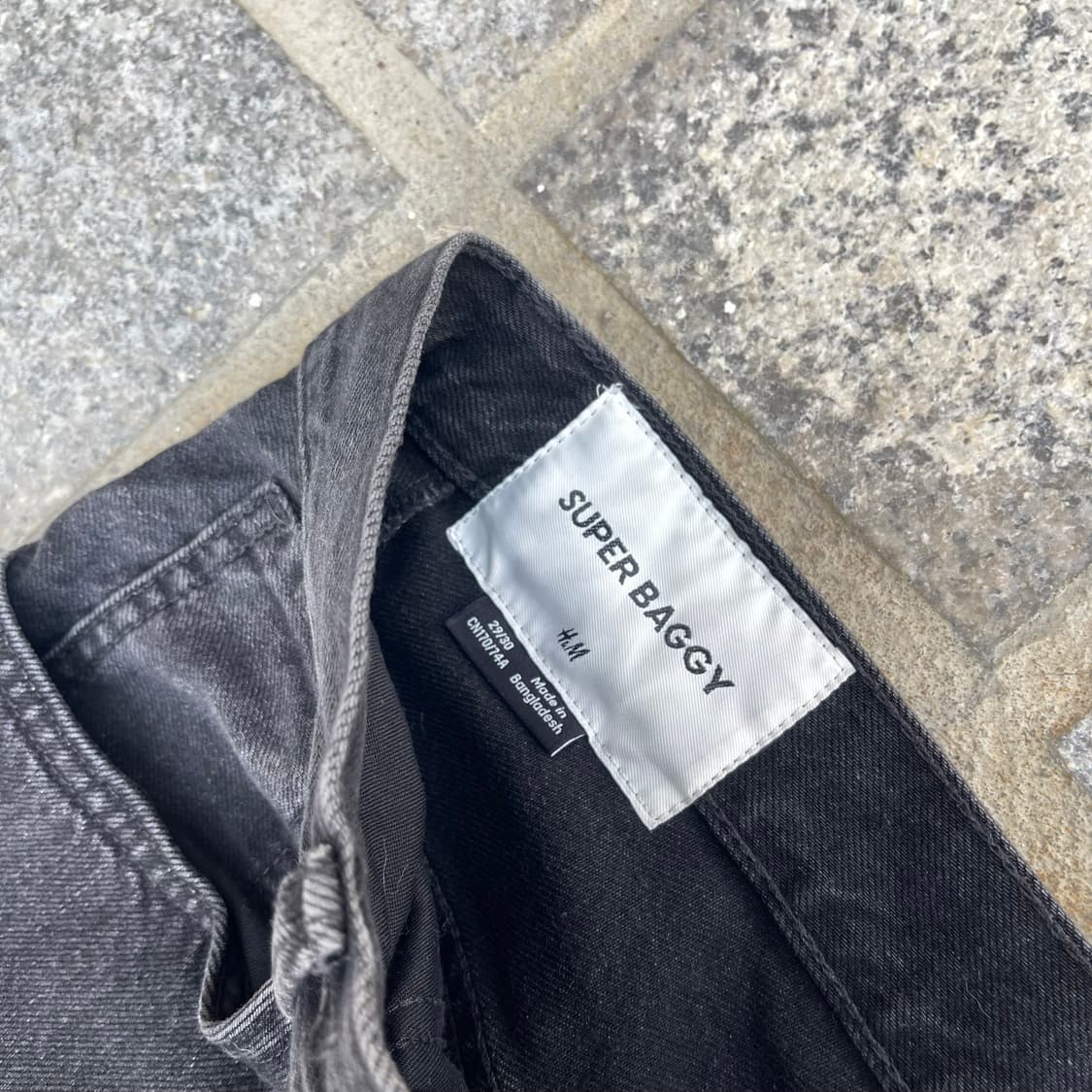 헬로키티 커스텀 h&m 슈퍼배기 데님 상품이미지4