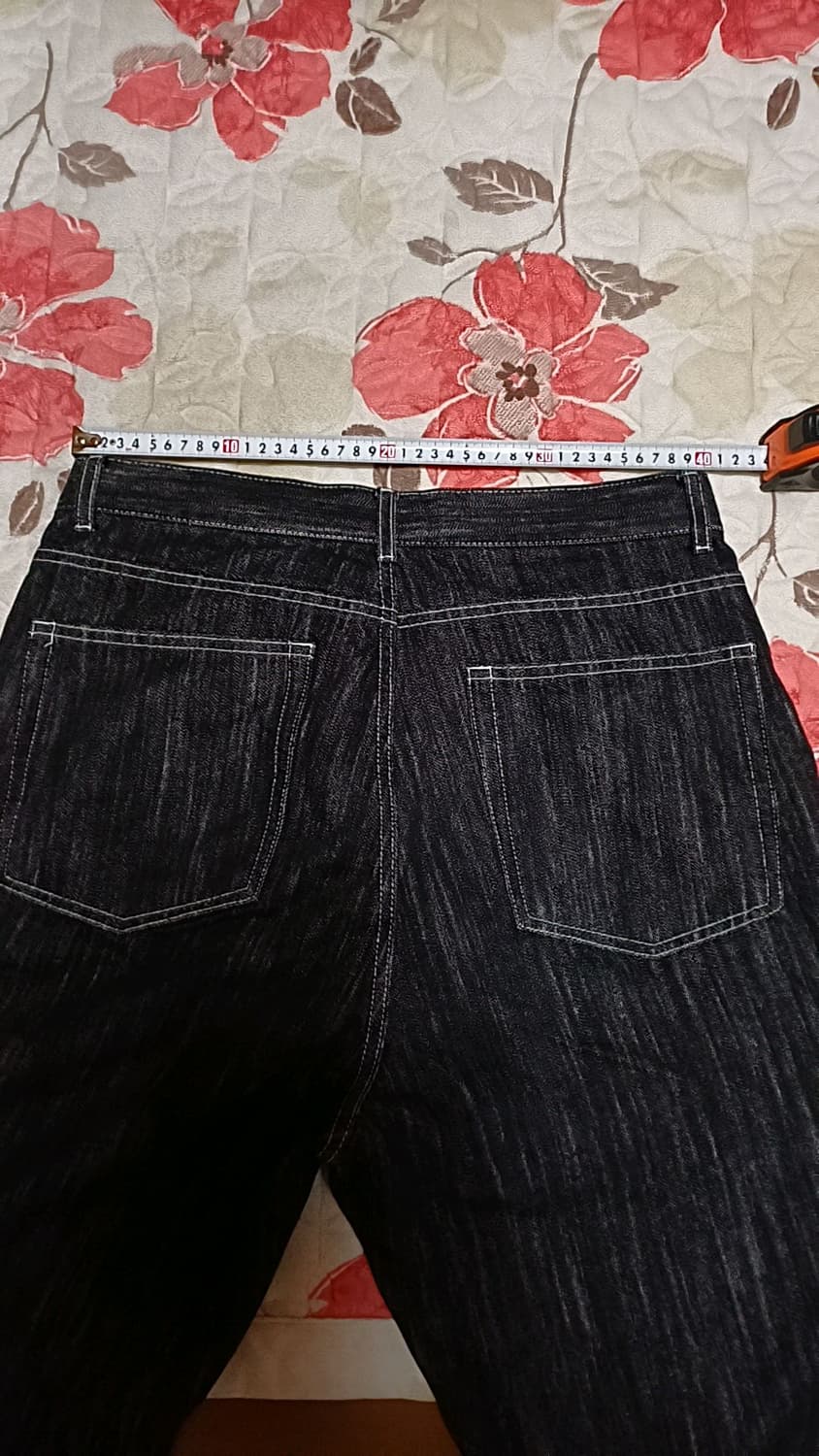 데이 와이드블랙팬츠 31인치 기장110 상품이미지5