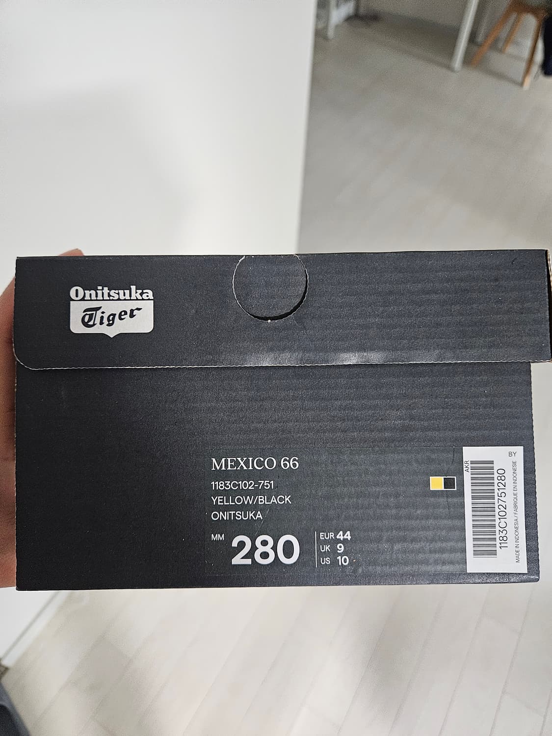 오니츠카 타이거 멕시코66 옐로우 블랙 280 상품이미지7