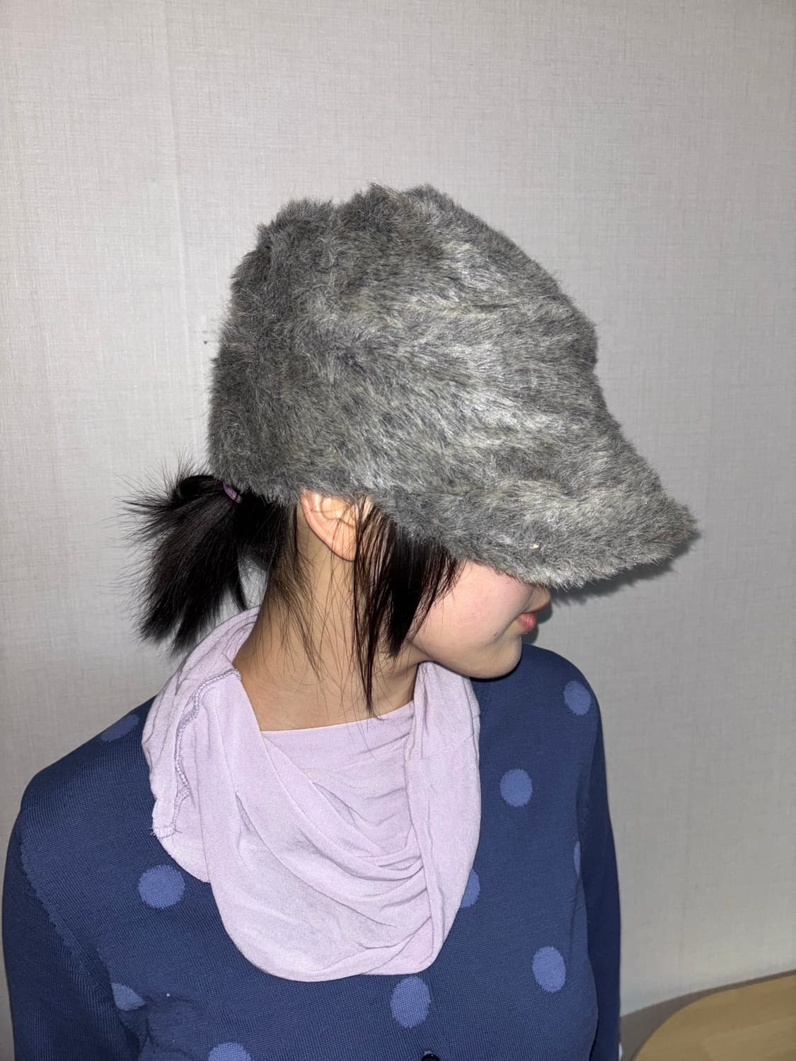 Ca4la wire fur cap 상품이미지1