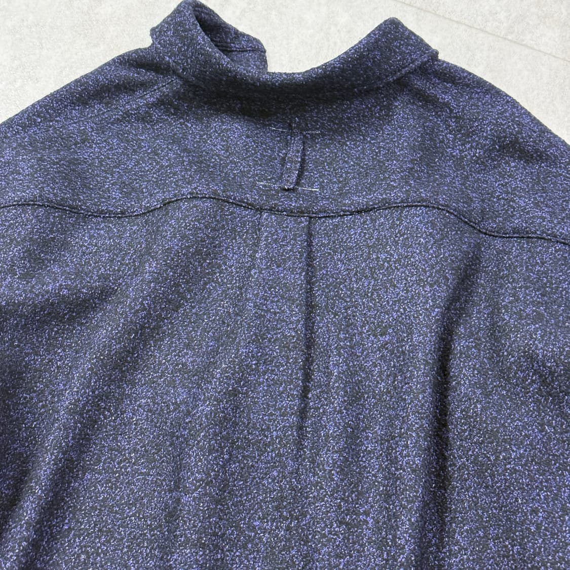 타이핑 미스테이크 부클레 울 셔츠 퍼플 L사이즈  상품이미지5