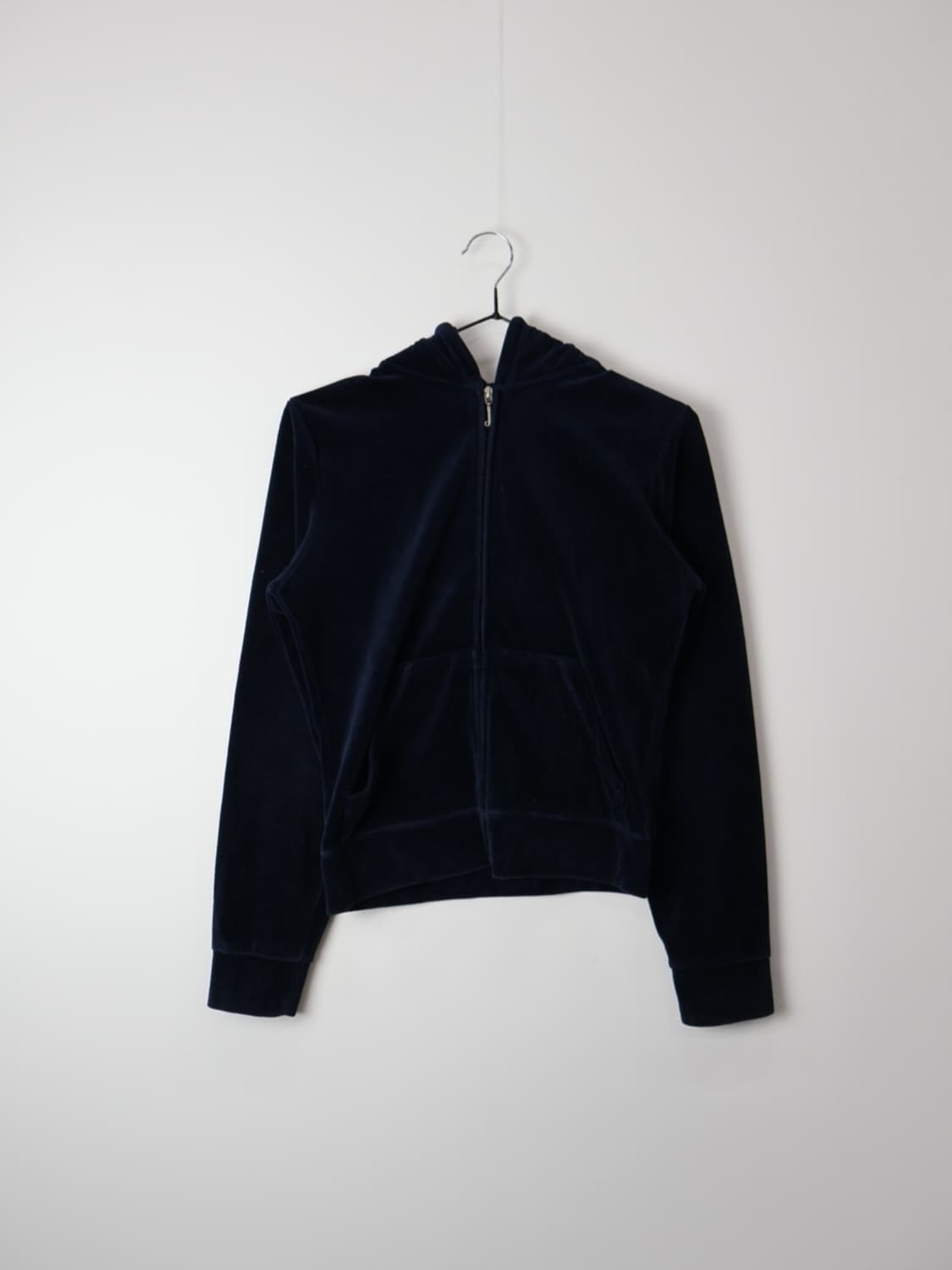 Juicy Couture Navy Velvet Zip-Up Hoodie 상품이미지5