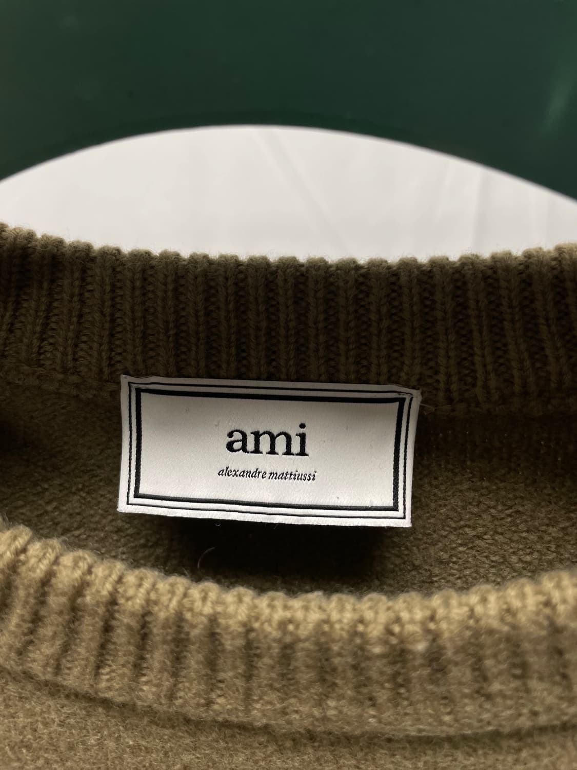 [N] 아미 인타르시아 빅하트 로고 니트 [xs] 상품이미지3