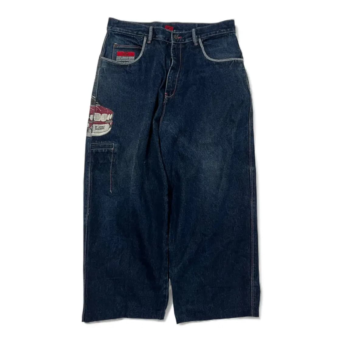 SOHK 스쿨오브하드낙 올드스쿨 패치 데님팬츠(36 상품이미지2