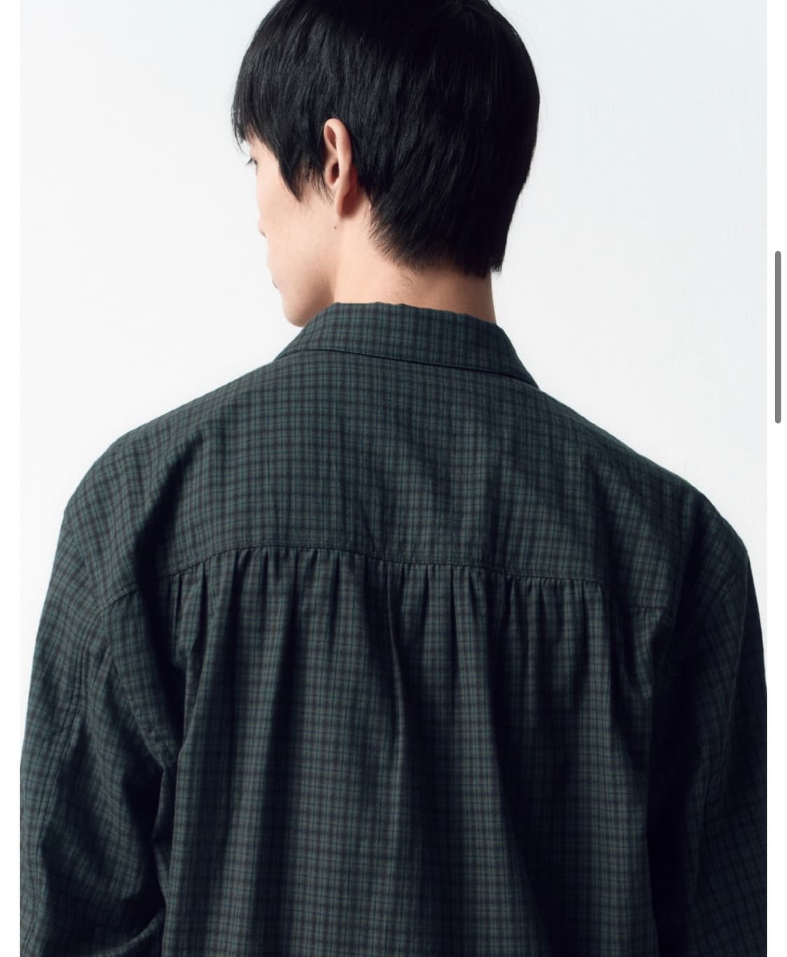 인사일런스 컴팩트 크롭 자켓 DARK MOSS CHECK L사이즈 상품이미지1