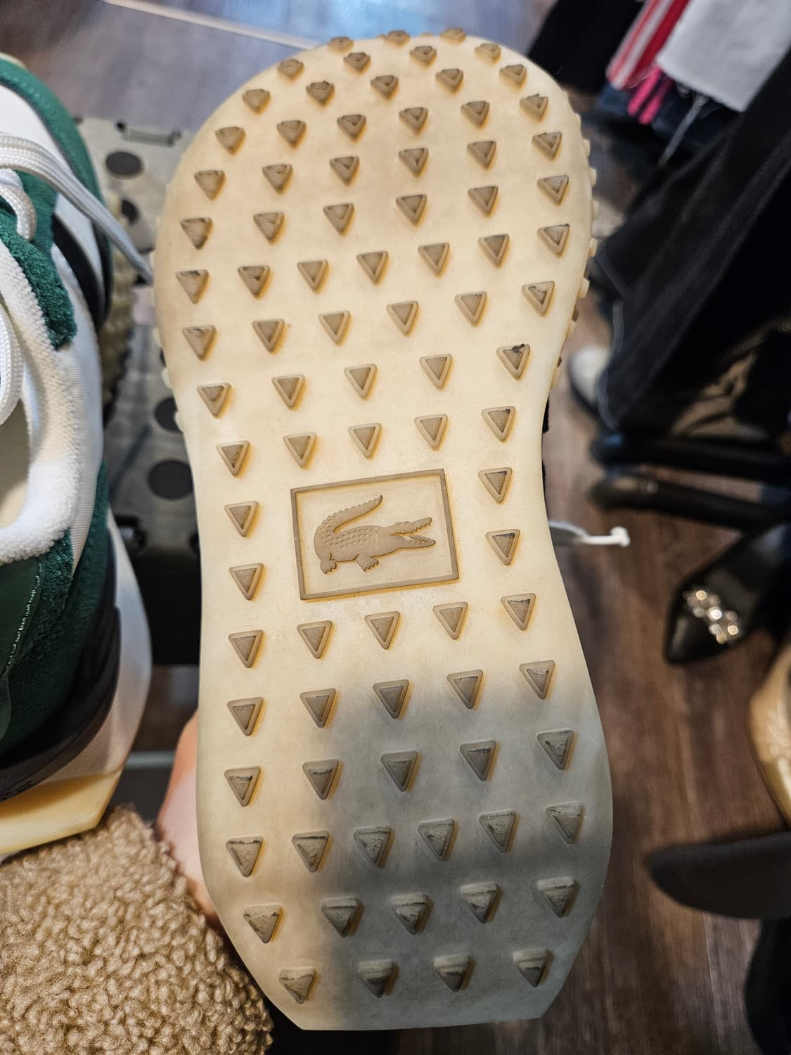 상태최상)라코스테 스니커즈 그린/화이트 상품이미지6