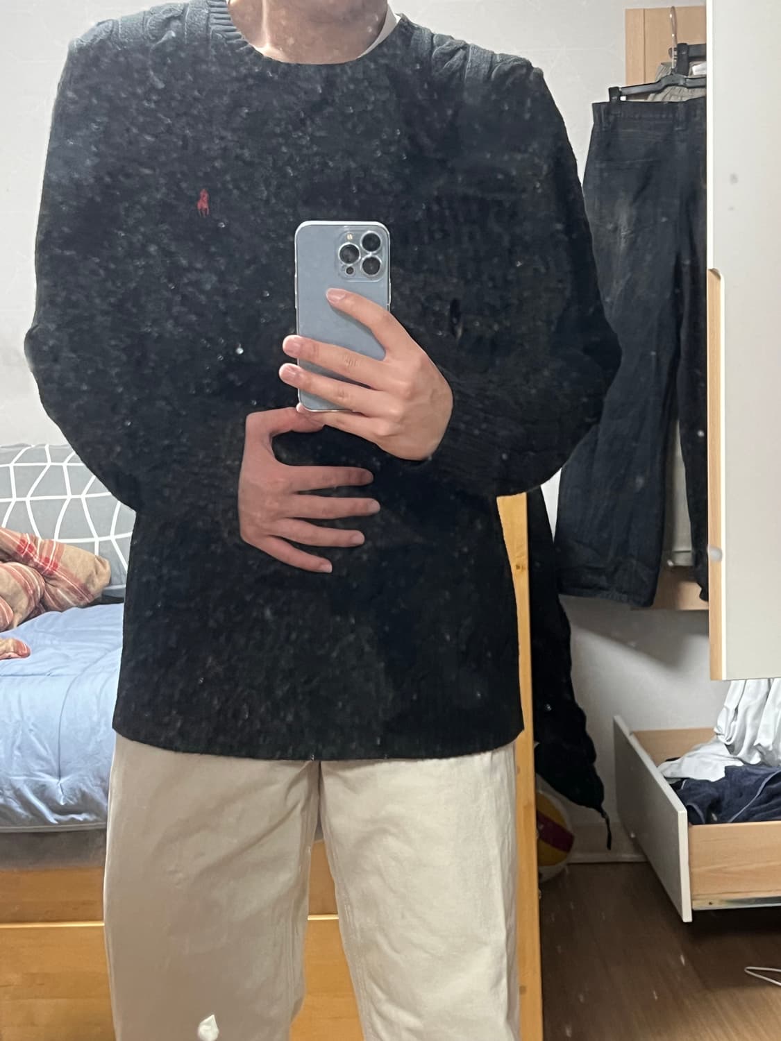 롯데백화점 구매 폴로 랄프로렌 케이블 니트 L 상품이미지1