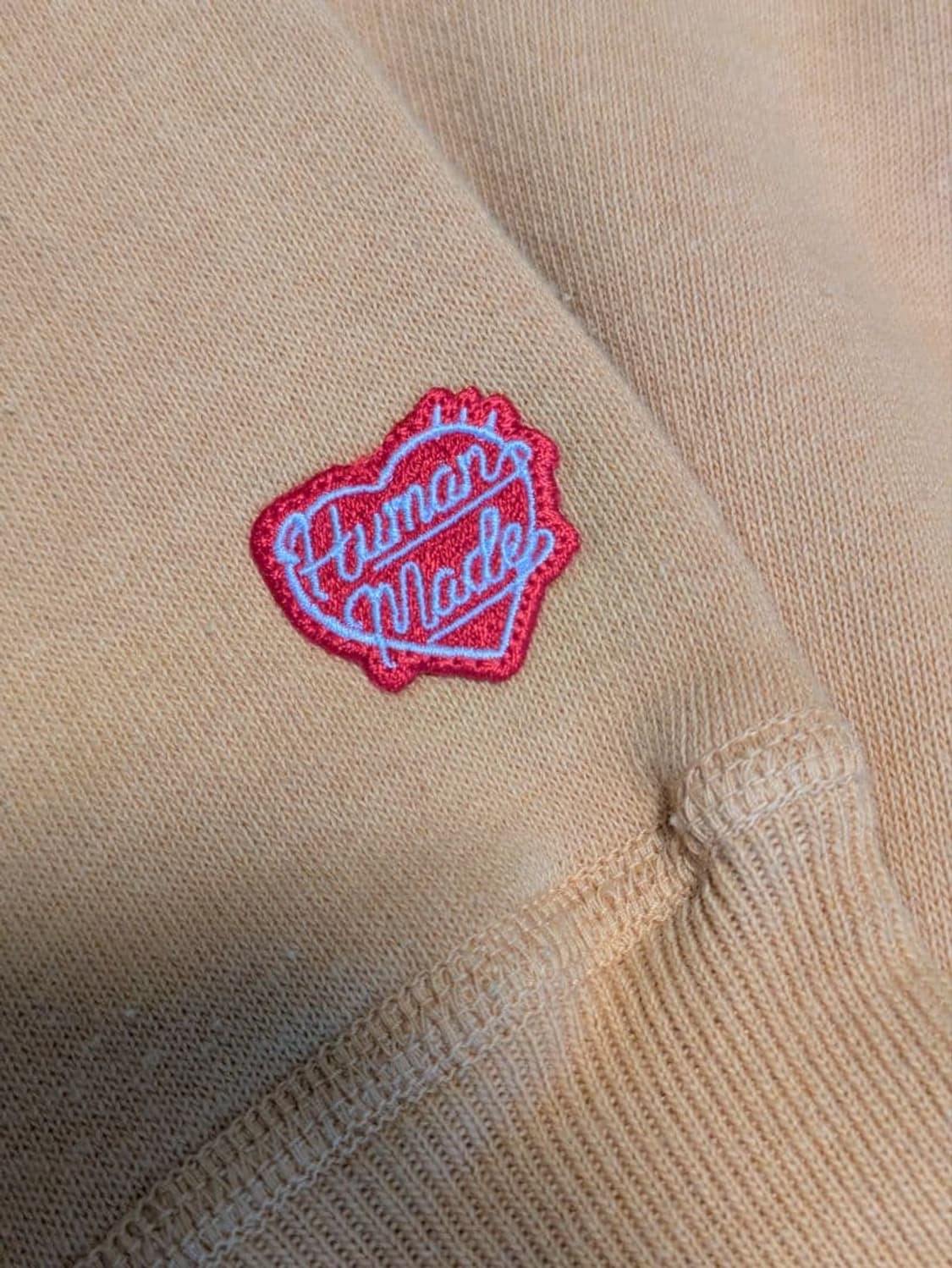 휴먼 메이드 하트 츠리아미 후드 옐로우 상품이미지10