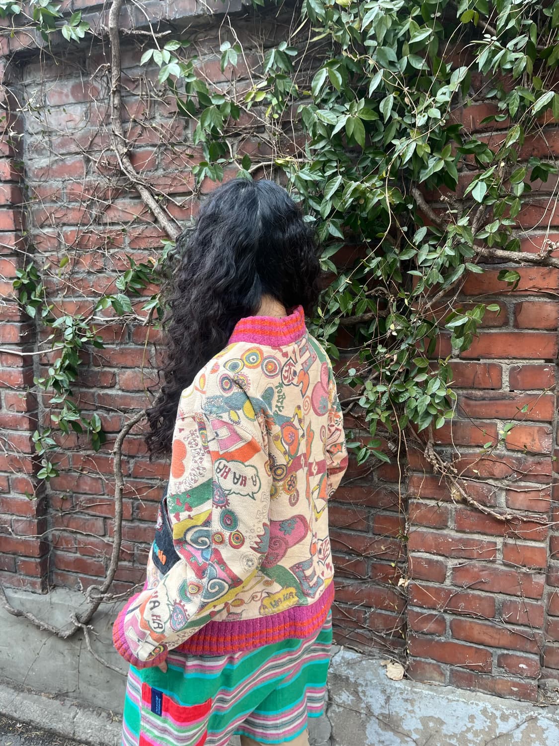 히피 에스닉 페이즐리 패턴 양면 자켓 상품이미지5