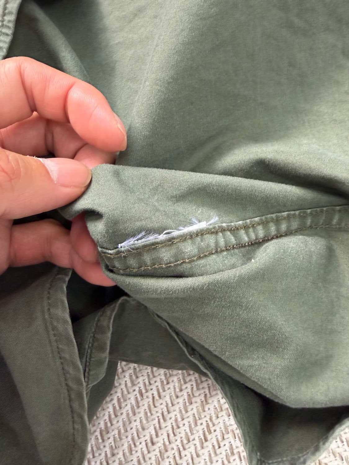 정품) 칼하트 올리브 그린 셔츠 XL 상품이미지6