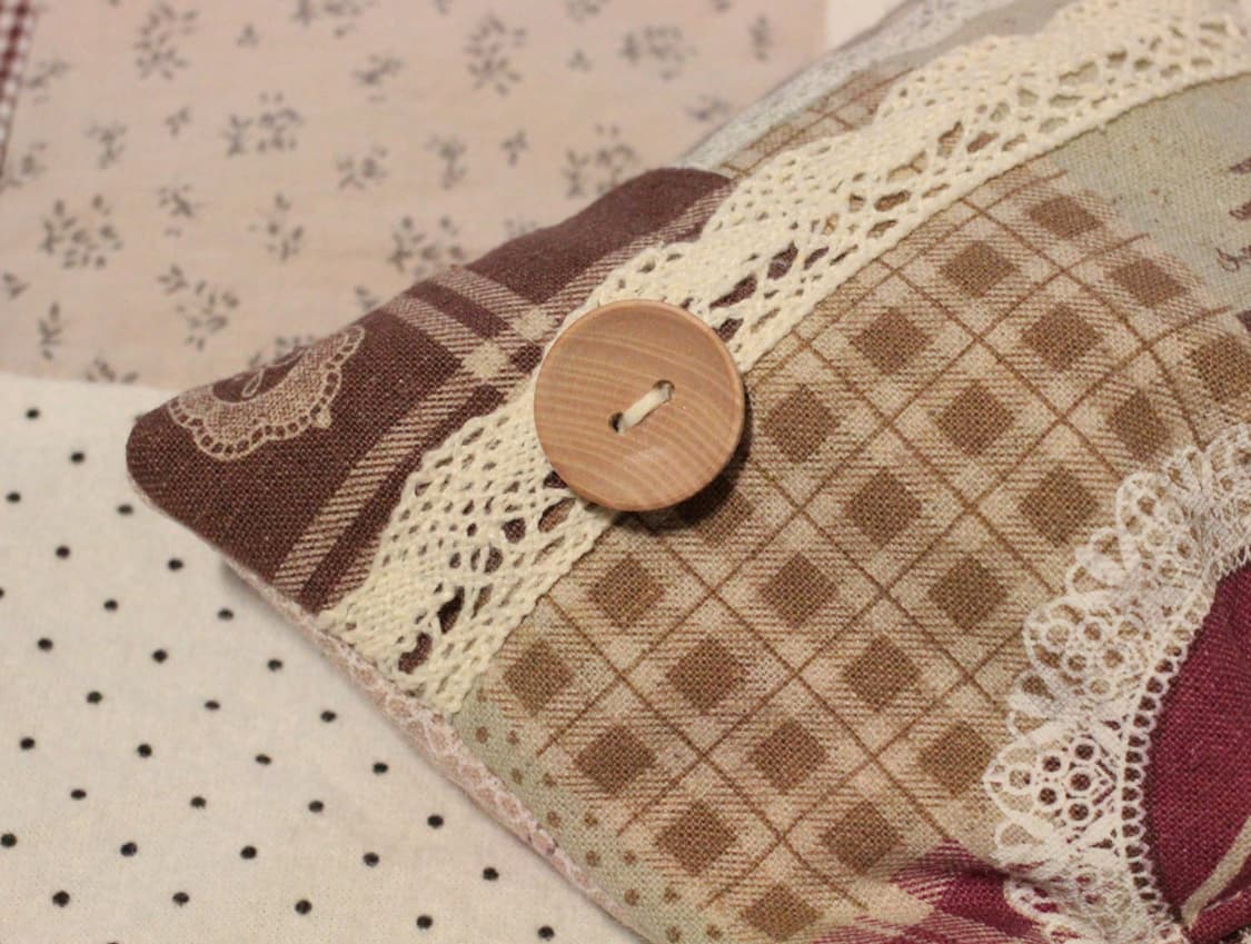 핸드메이드 단추 레이스 바네파우치 상품이미지7