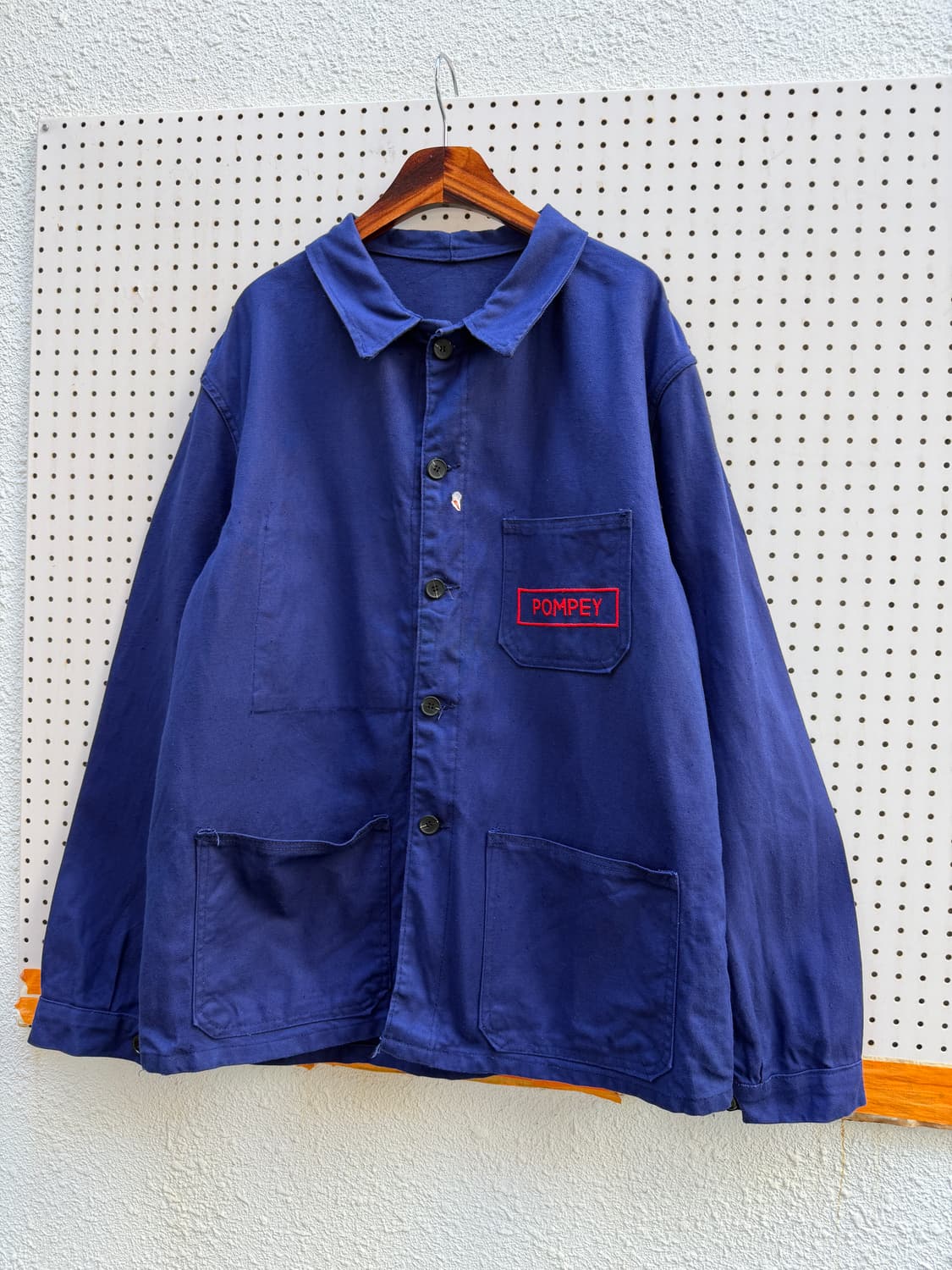 (DEADSTOCK)70s ROUND COLLAR 데드스탁 프렌치워크자켓 상품이미지5