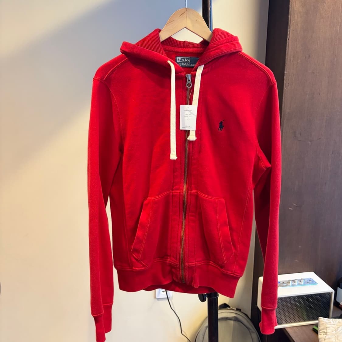 15186 - 폴로 랄프로렌 레드 후드 집업 상품이미지2