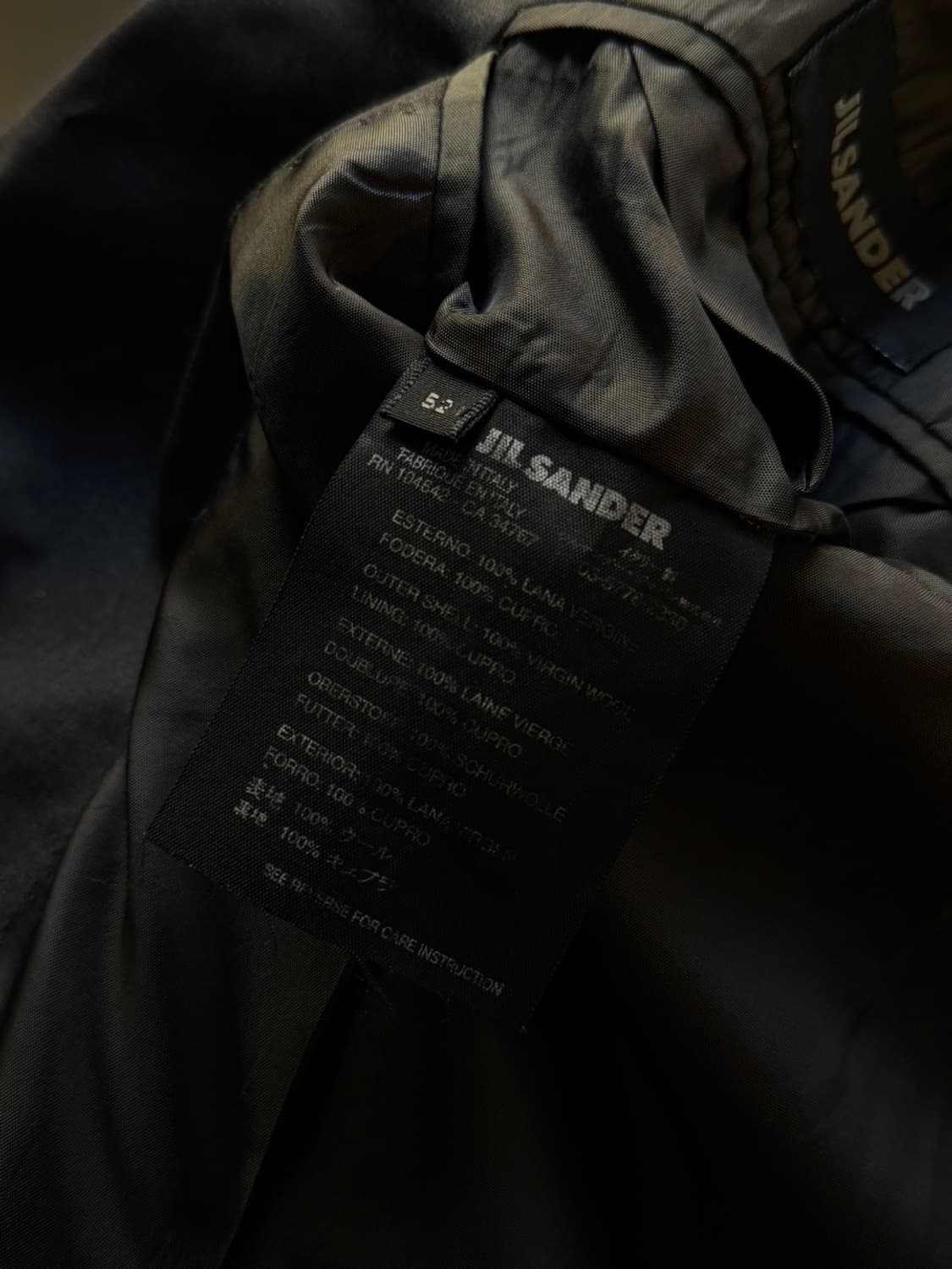 질샌더 테일러드 자켓 100 상품이미지9