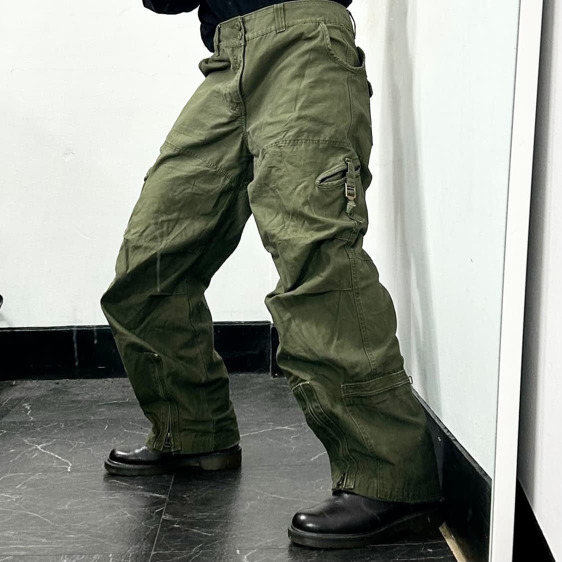 Hco1992 테크니컬 와이드 카고 팬츠 상품이미지1