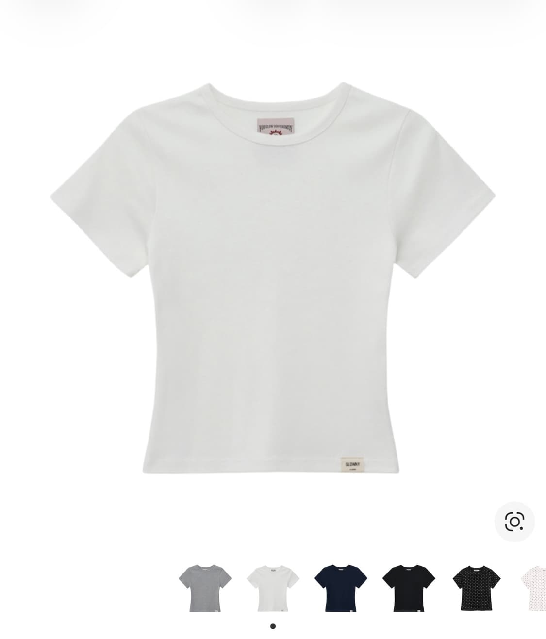 글로니 지 베이비 티셔츠 화이트 상품이미지1