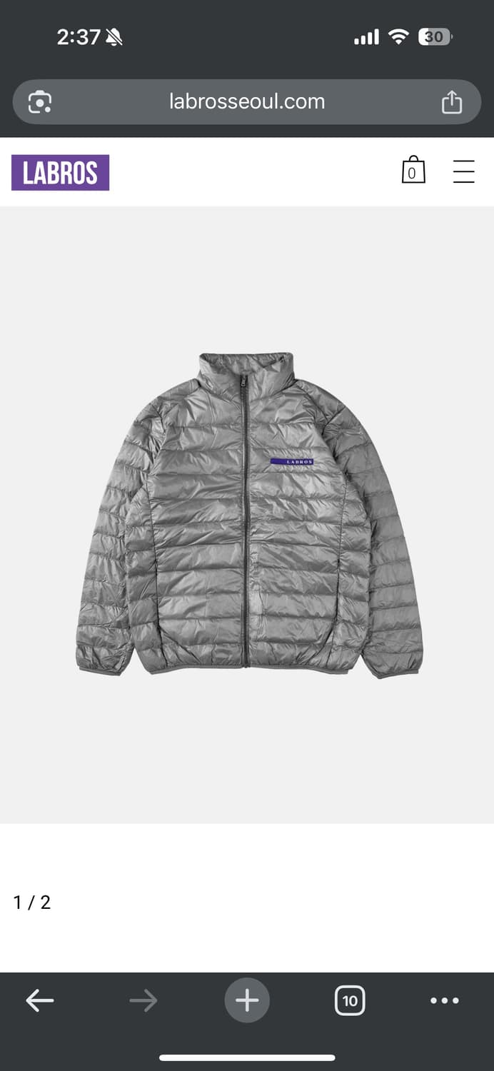 (오늘만 이 가격) 라브로스 경량 패딩 M 상품이미지2