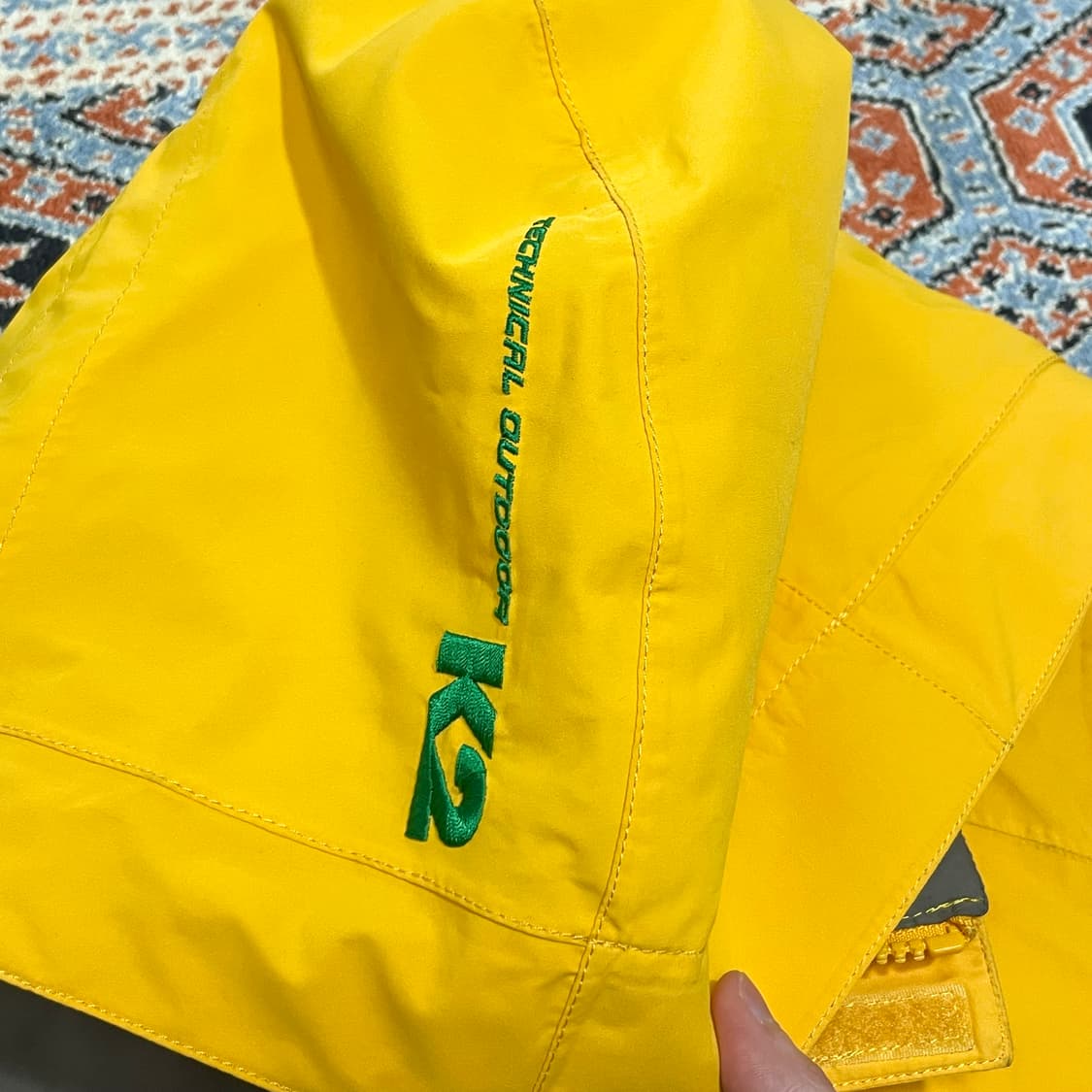 K2 하이테크기어 옐로우 등산 바람막이 점퍼 여성85 상품이미지6