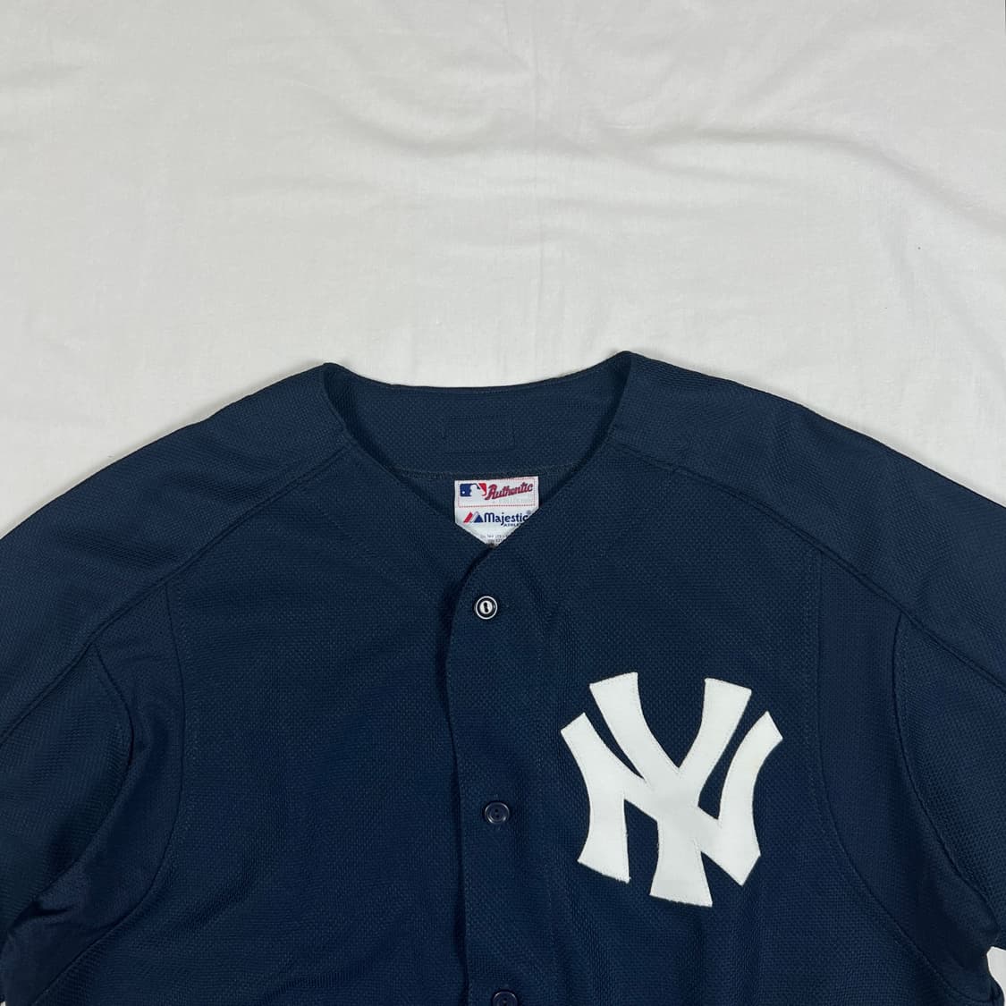 90‘s 마제스틱 mlb ny양키즈 팀 베이스볼 메쉬 져지 상품이미지2