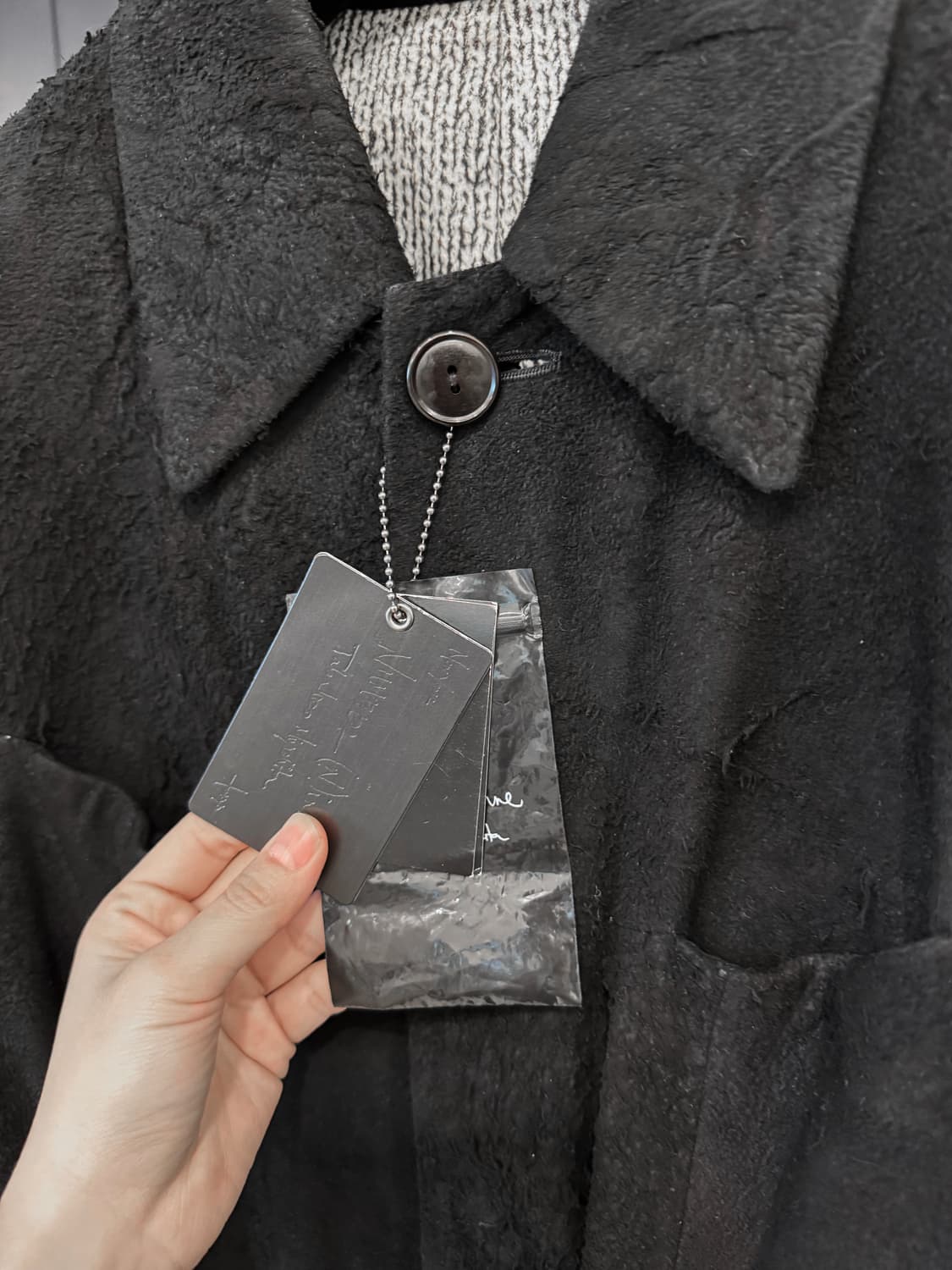 넘버나인(Number Nine) 07 A/W 컬렉션 스웨이드 싱글 자켓  상품이미지2