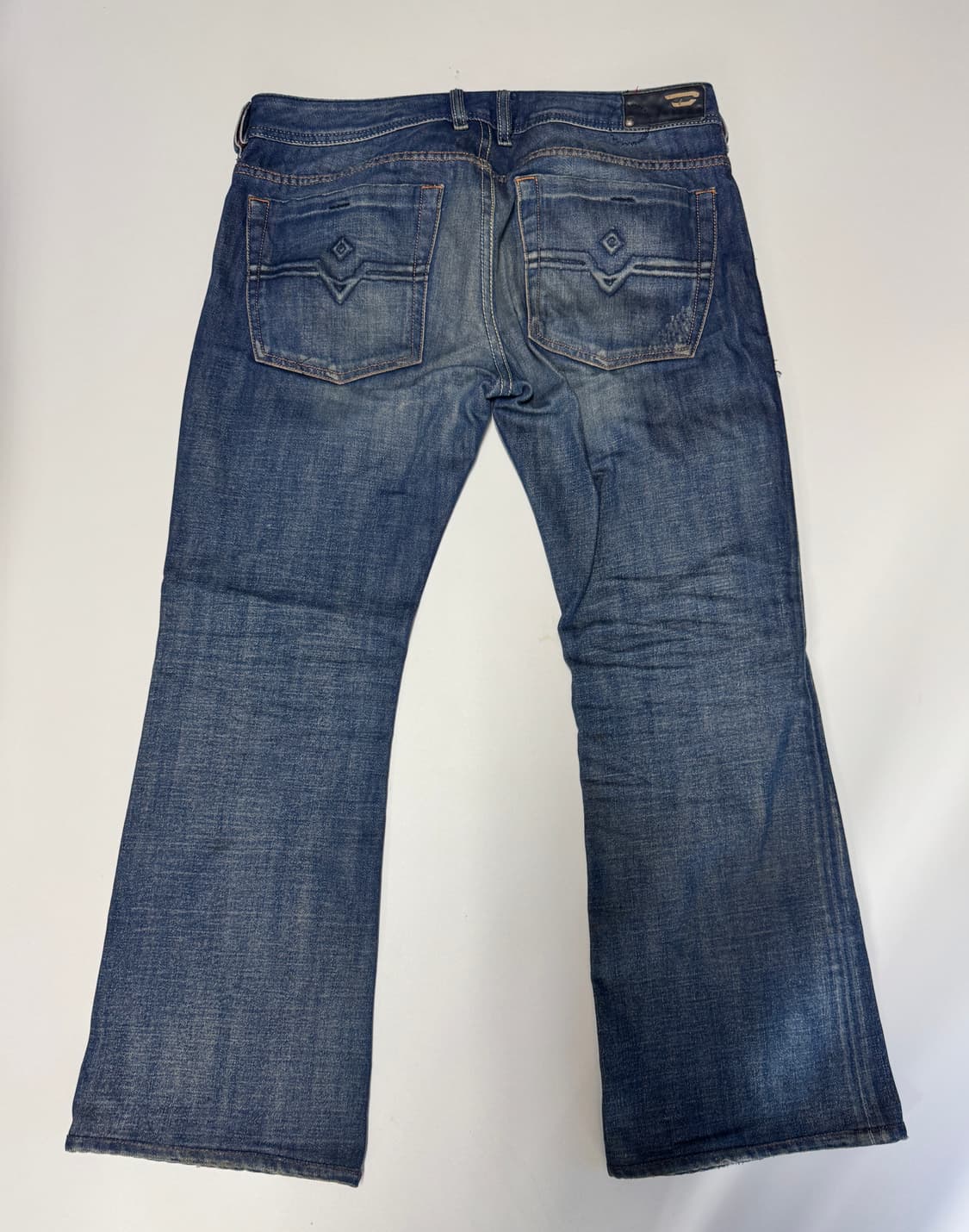 희귀!! 디젤 Diesel Zathan 부츠컷 워싱 데님팬츠 35.4인치 상품이미지2