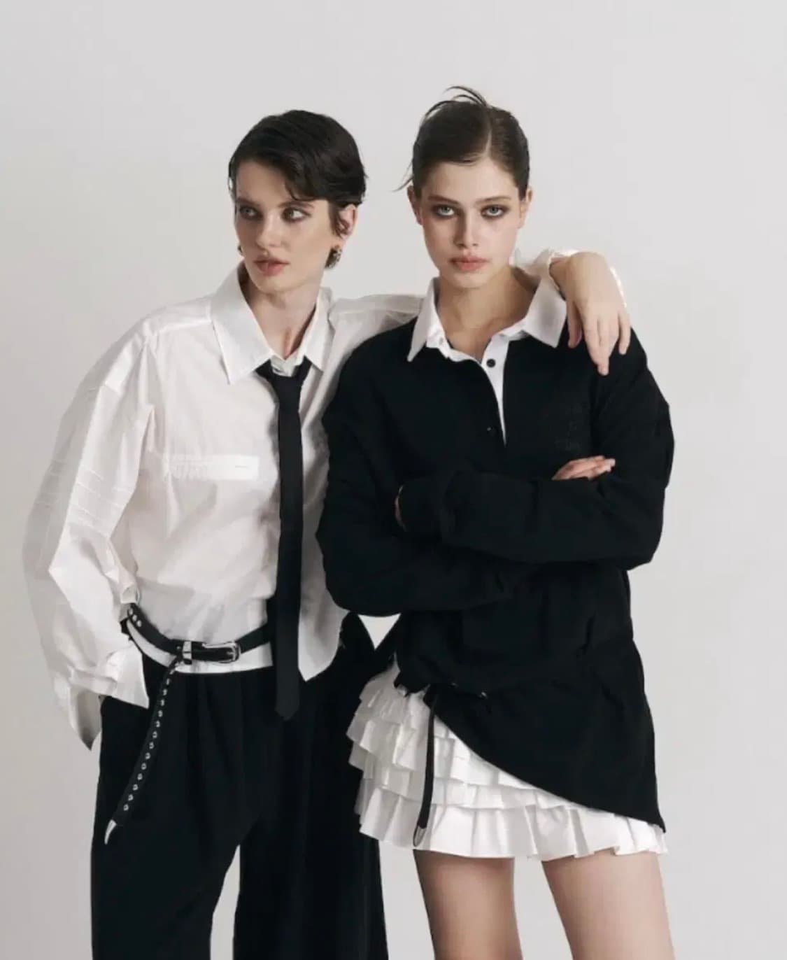 Tomgirl 톰걸 레이어드캉캉스커트 화이트 m 상품이미지2