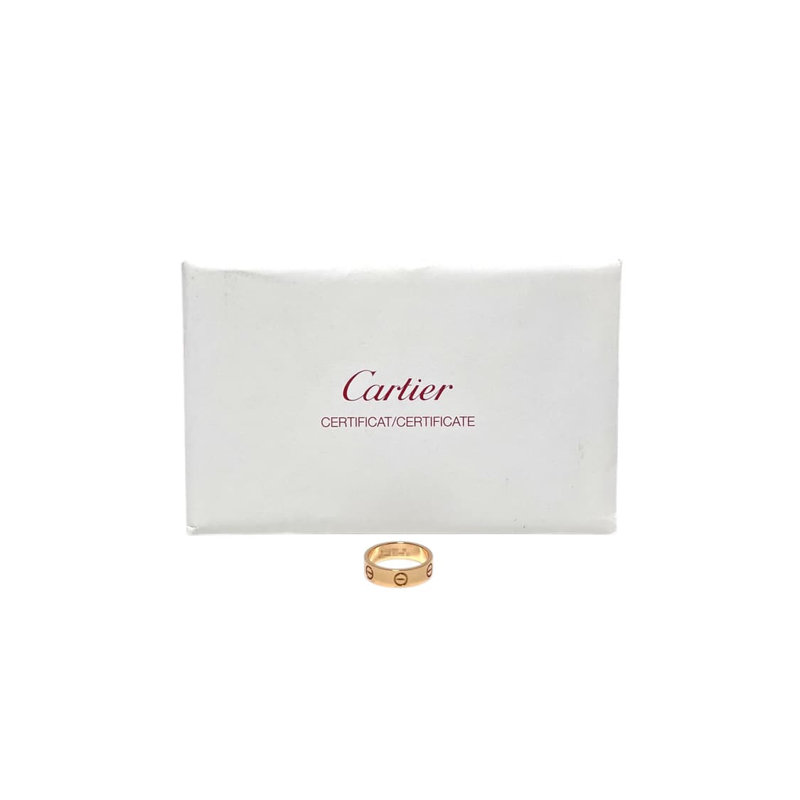 까르띠에 18K로즈골드 5.5mm러브링 반지-15호H00260 상품이미지4