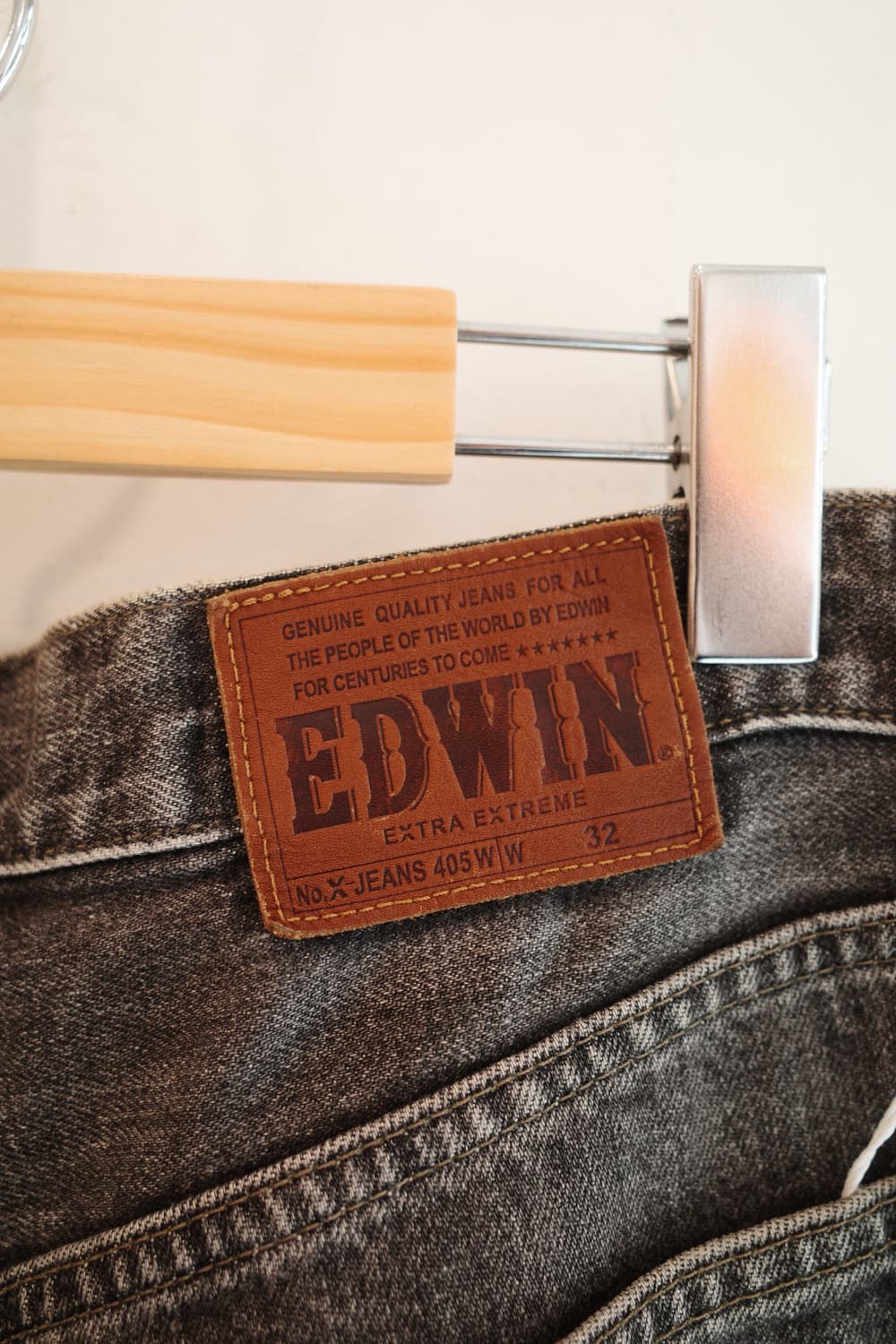 EDWIN 에드윈 405W 와이드 데님팬츠 (31인치) 상품이미지6