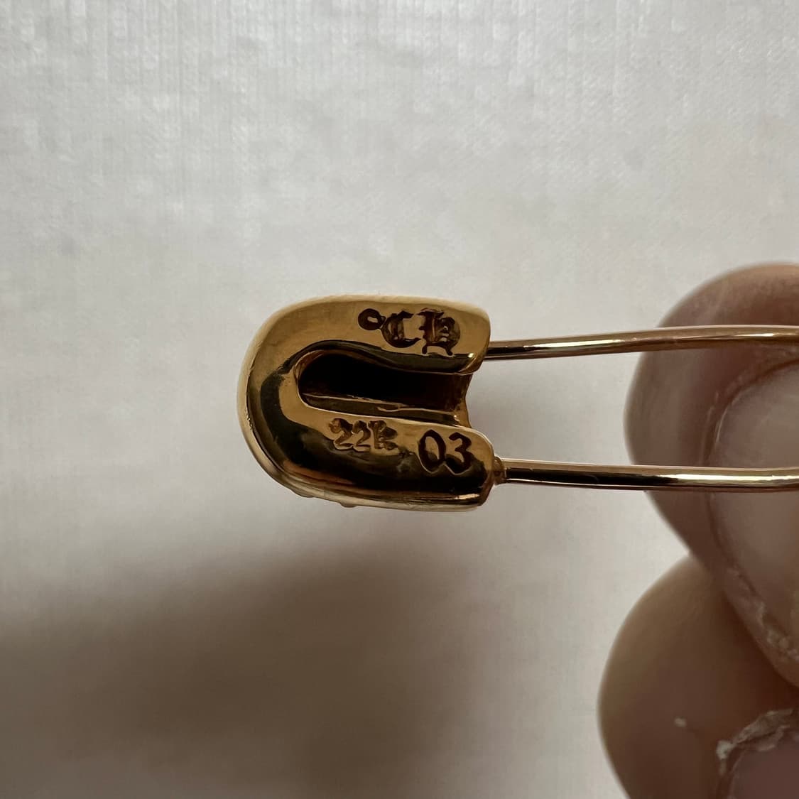 크롬하츠 22k 세이프티핀 판매 상품이미지3