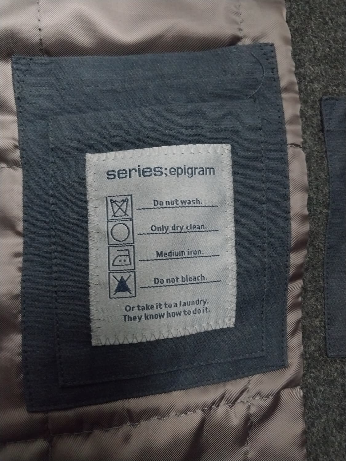 시리즈 에피그램 진 그레이 울 코트 상품이미지7