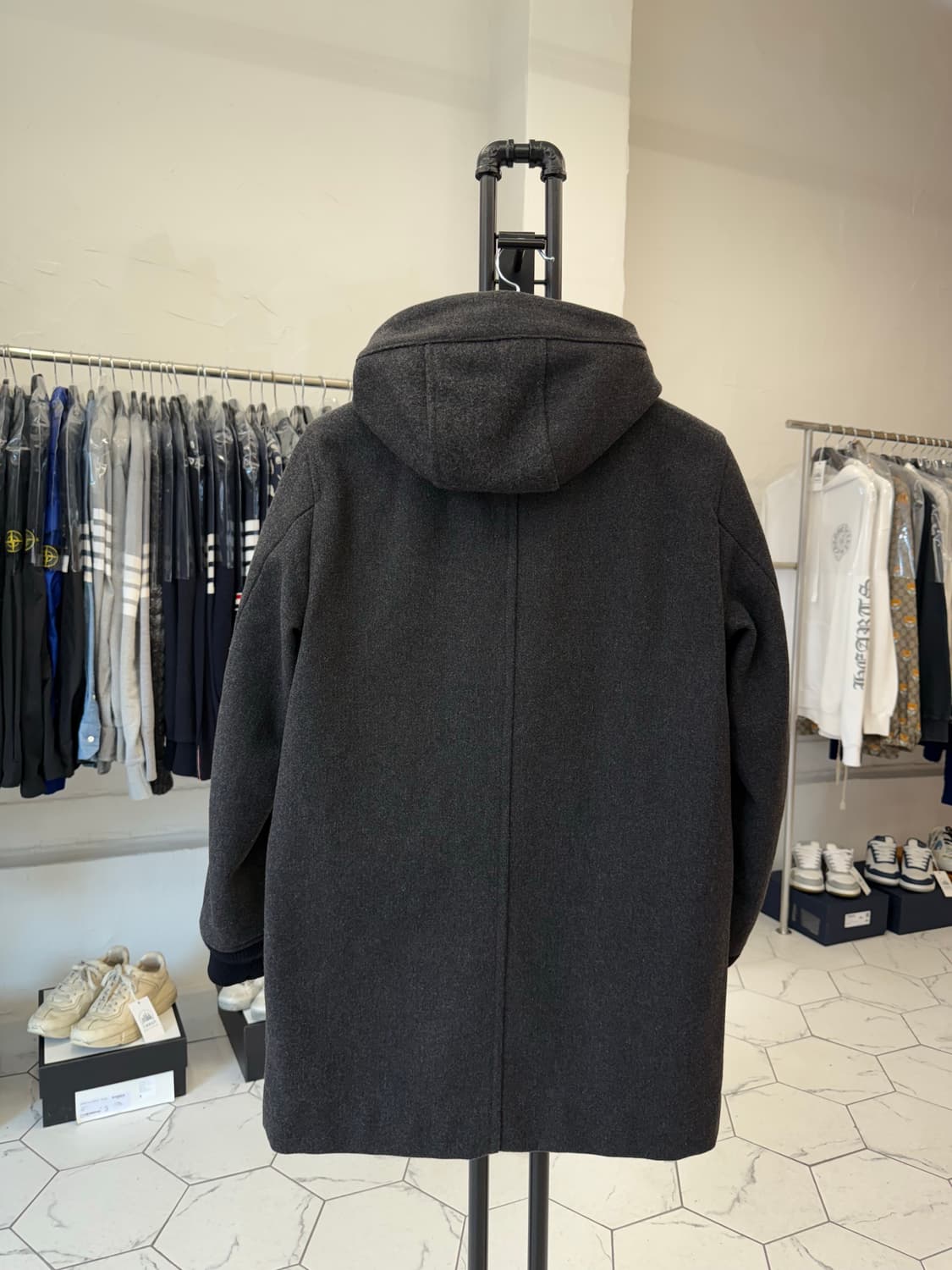 [M] 스톤아일랜드 파노펠트 스페셜 울 후드 코트 상품이미지2