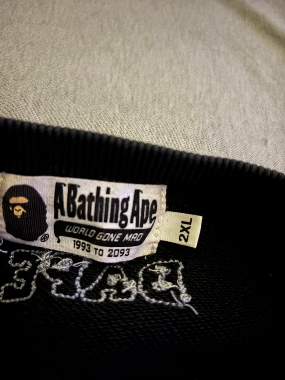 베이프 컬리지 워시드 이펙트 스웻셔츠 상품이미지5