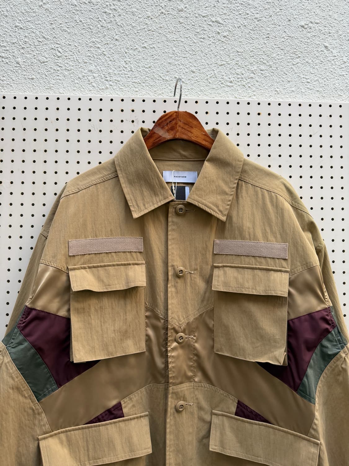 FACETASM PATCHWORK ARMY NYLON 파세타즘 자켓 상품이미지5