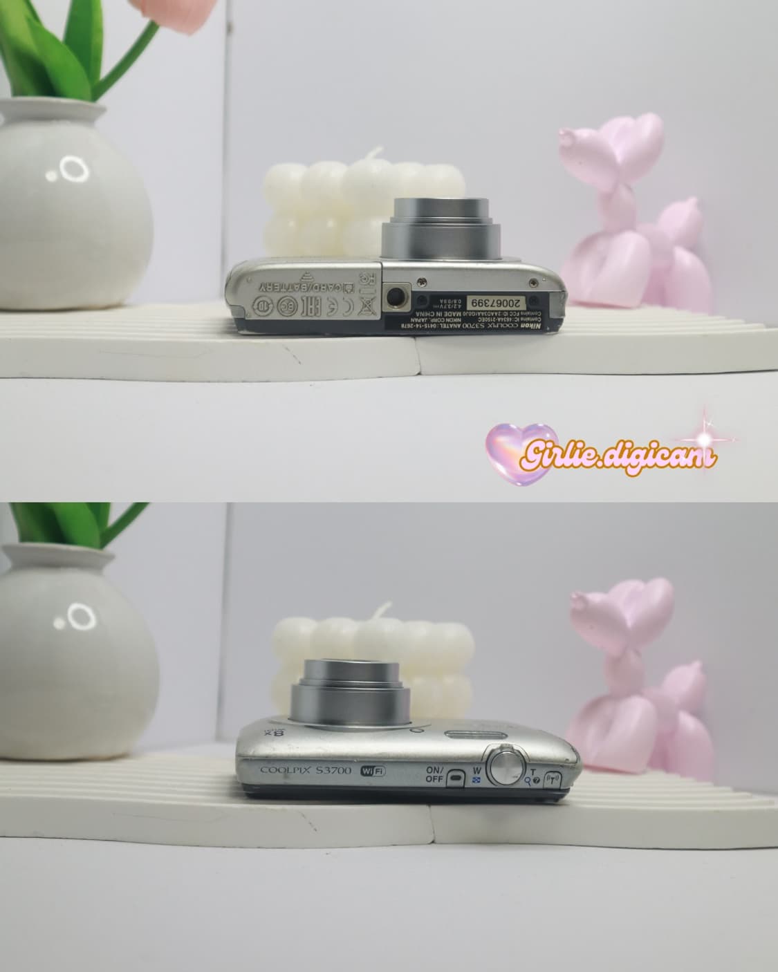 윈터&사쿠라의 픽!) Nikon Coolpix S3700 실버 상품이미지5