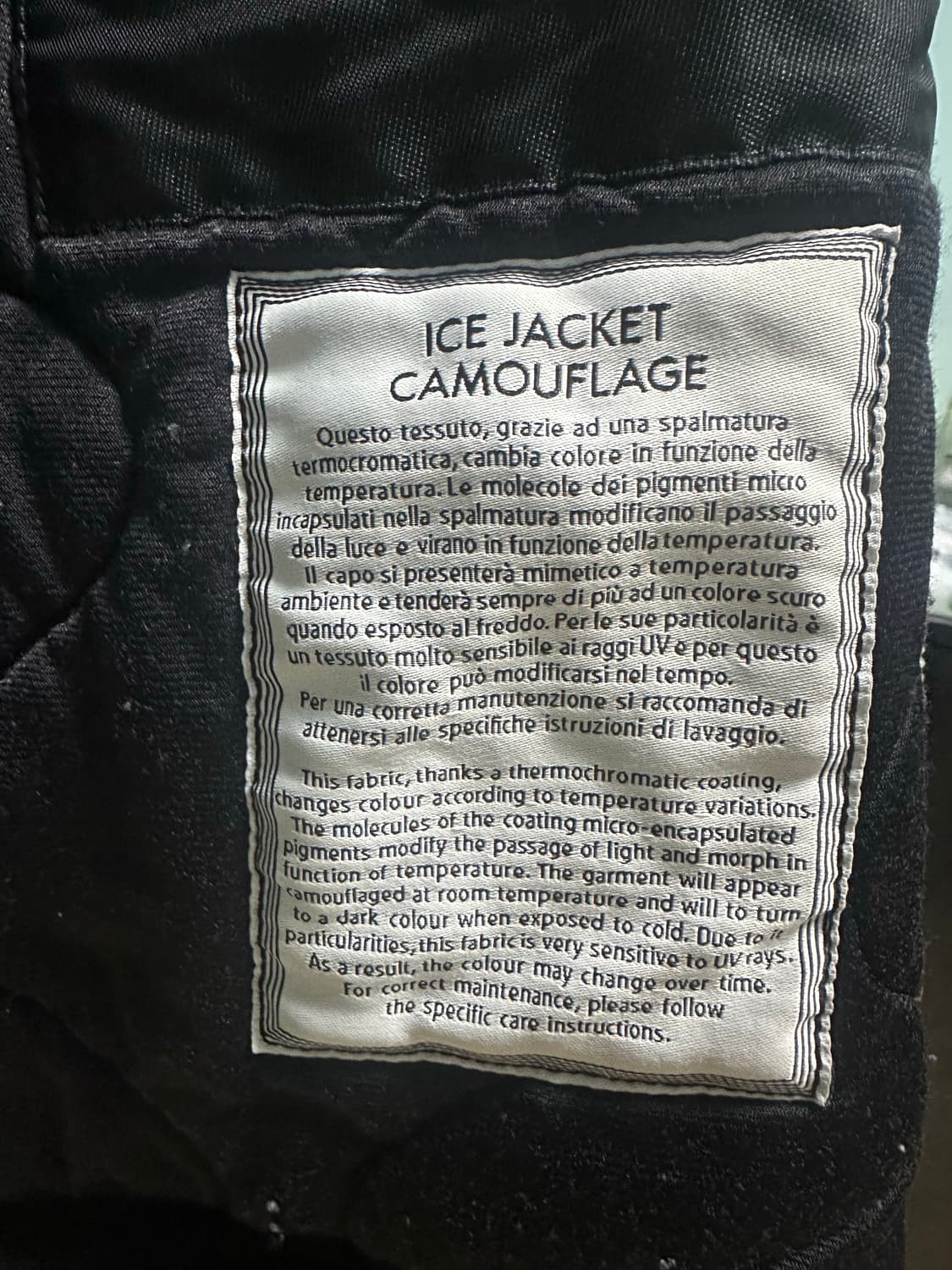 스톤아일랜드 AW10 카모플라쥬 아이스 자켓 XL 매장택 상품이미지7