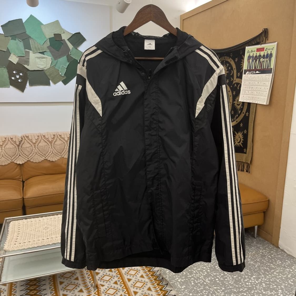 아디다스 올드스쿨 레트로 스트릿 바람막이 자켓 105 C11115 상품이미지3