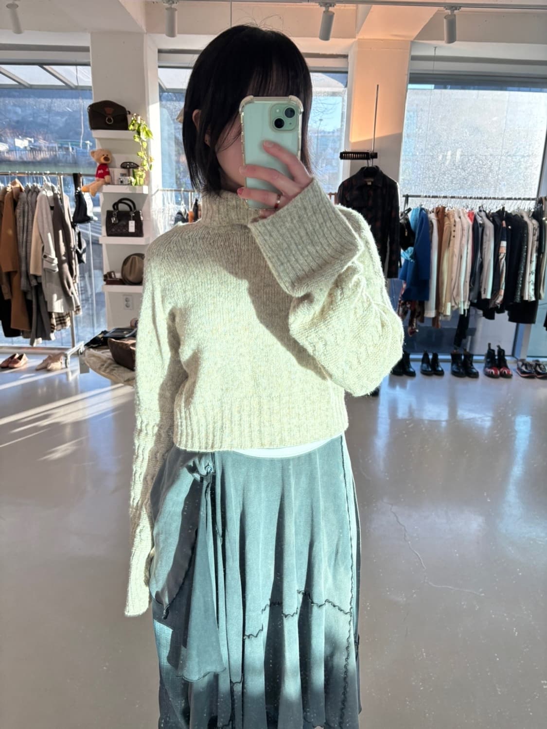 Vintage Diesel Turtleneck Crop Knit 상품이미지1