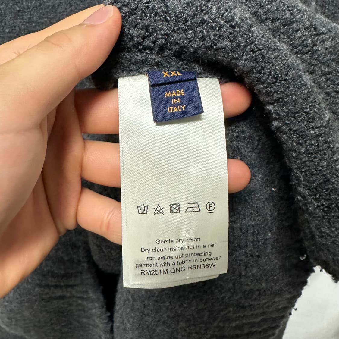 [2XL/새상품급] 25FW 루이비통 청키 울 블렌드 풀 오버 니트 상품이미지5