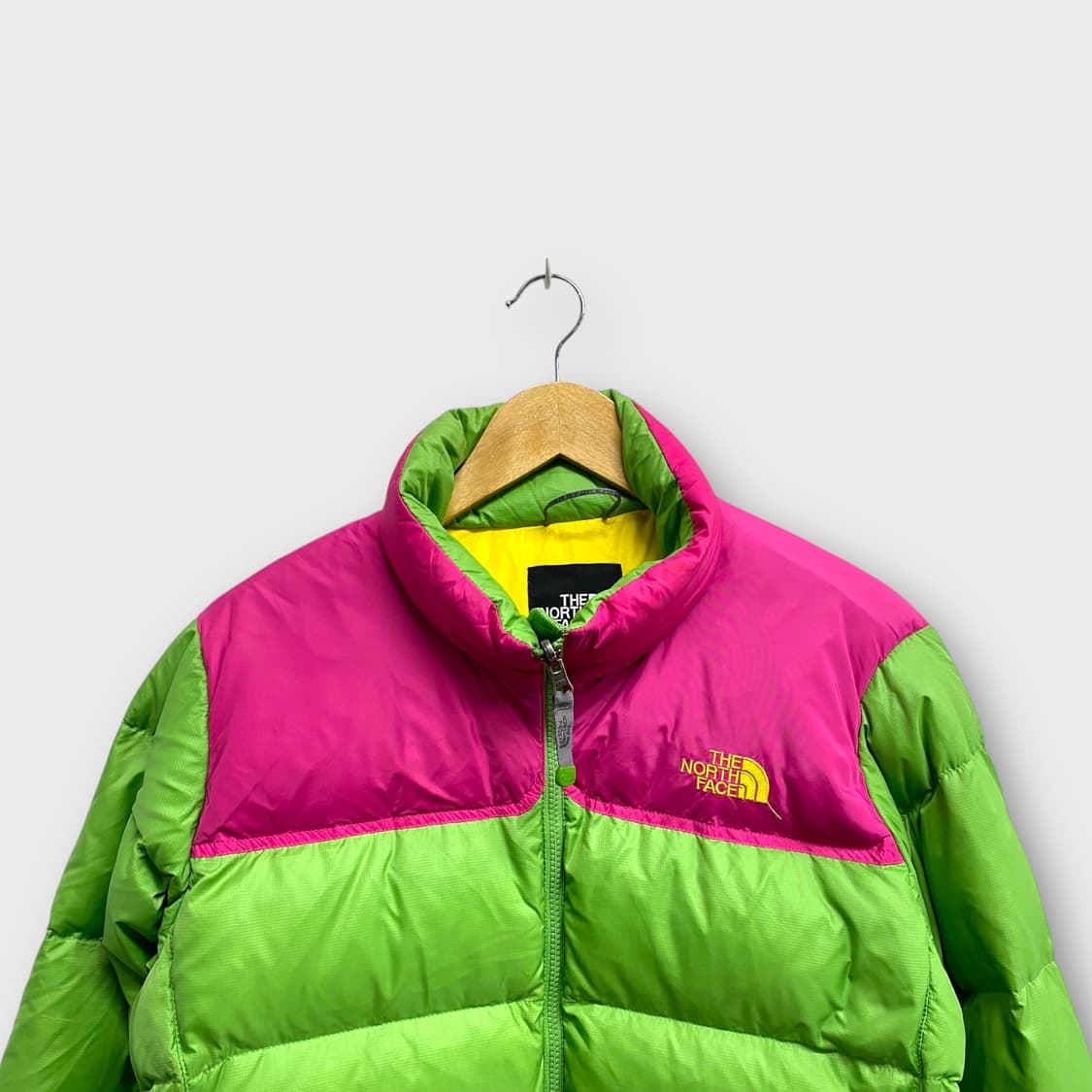 희귀템] 노스페이스 그린핑크 눕시 700 빈티지 패딩-90 상품이미지4