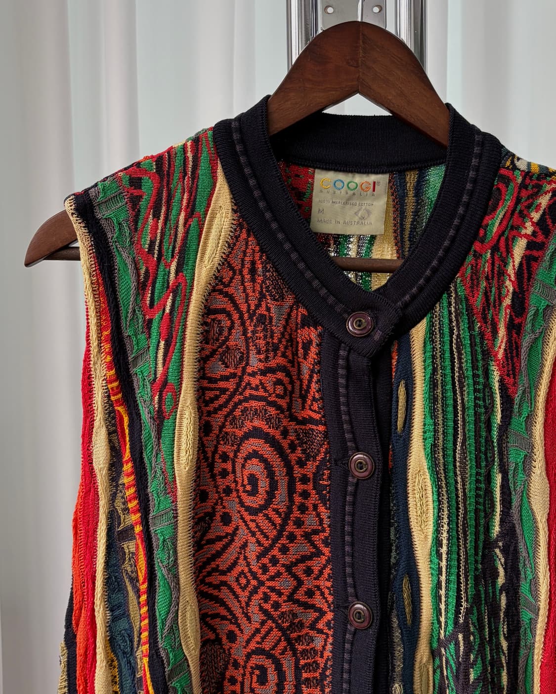 [M]쿠지 COOGI 케이블 니트 베스트 상품이미지2