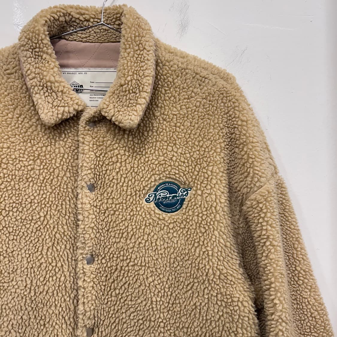 WV PROJECT 이너퀼팅 뽀글이 플리스 자켓 상품이미지1